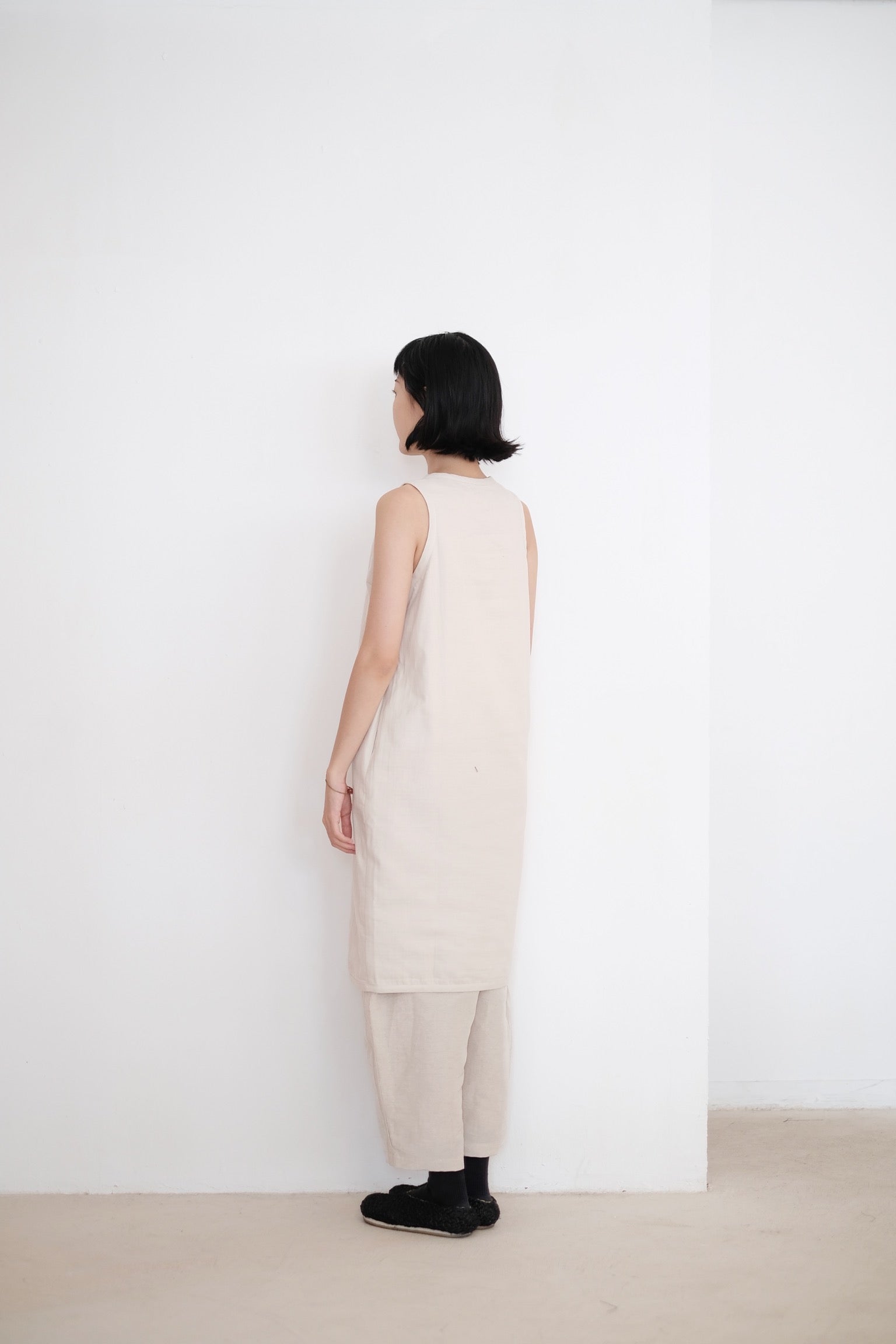 ISLA DRESS (BEIGE)