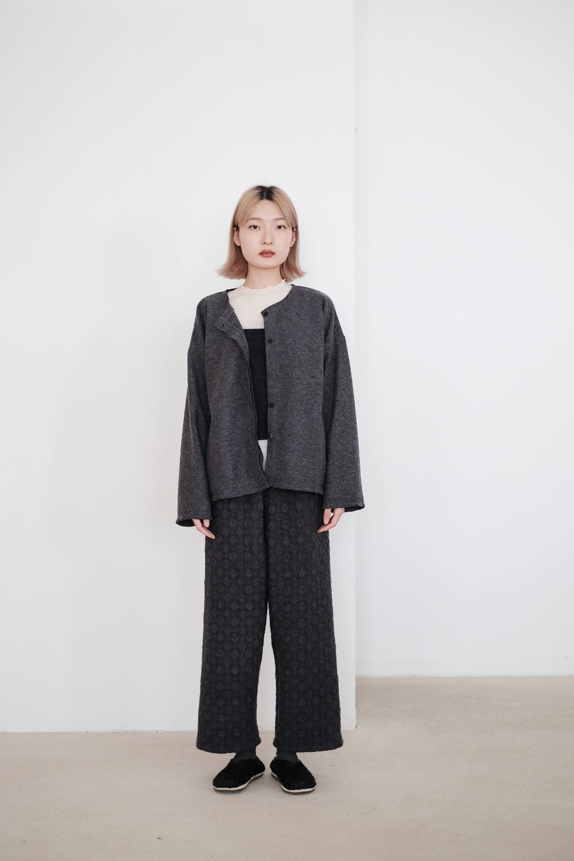 OJISAN PANTS (DARK GREY)