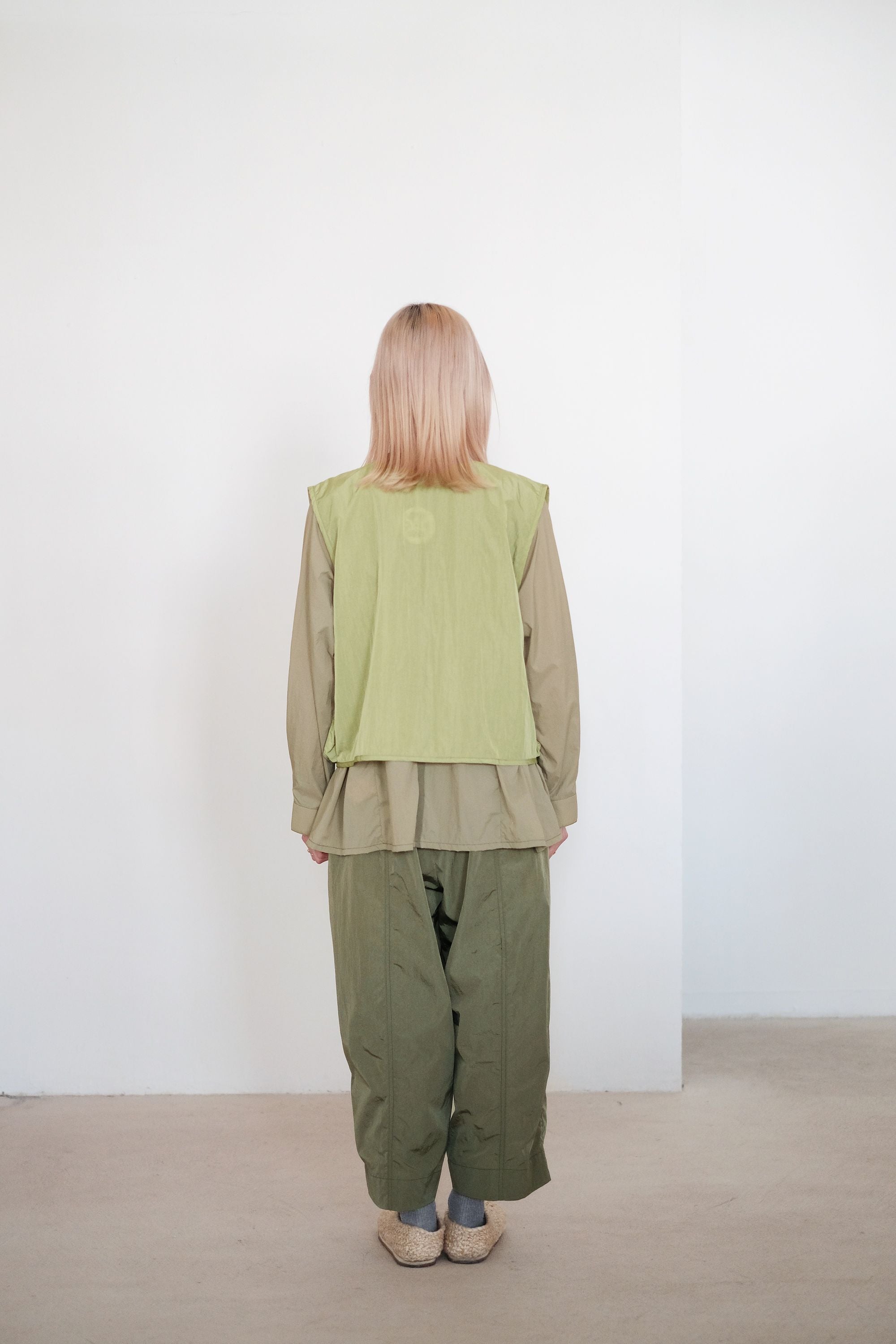 CARLOTTA BLOUSE (LIGHT OLIVE)