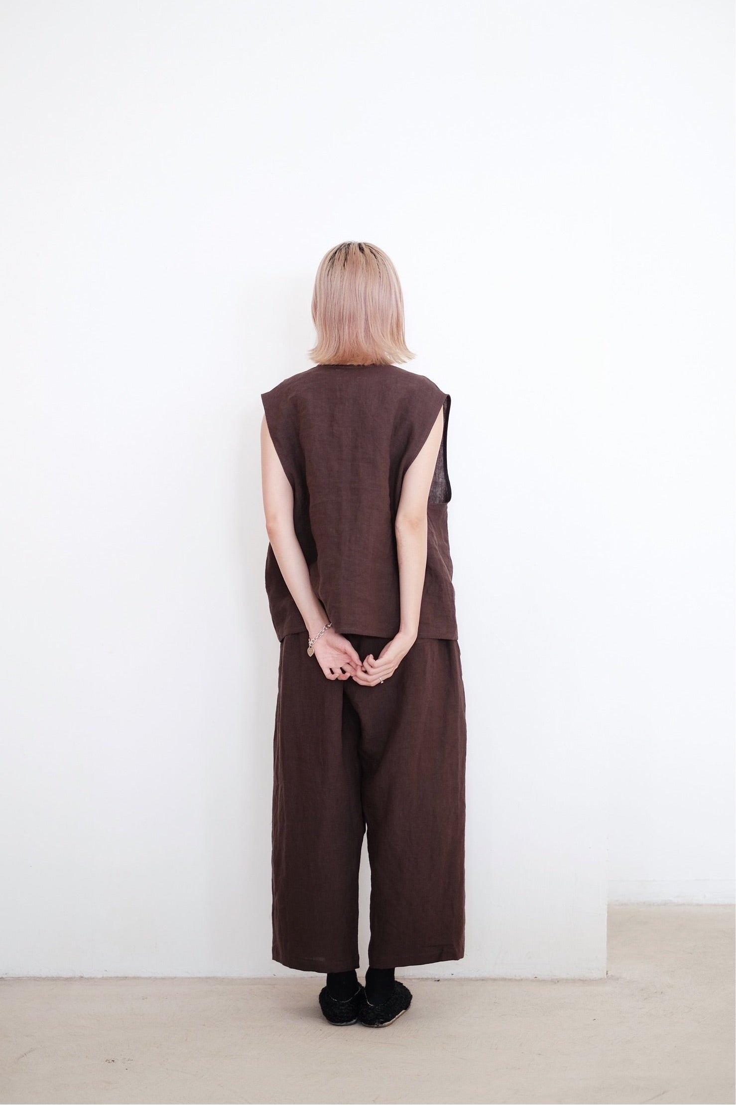 OBAASAN PANTS (BROWN)