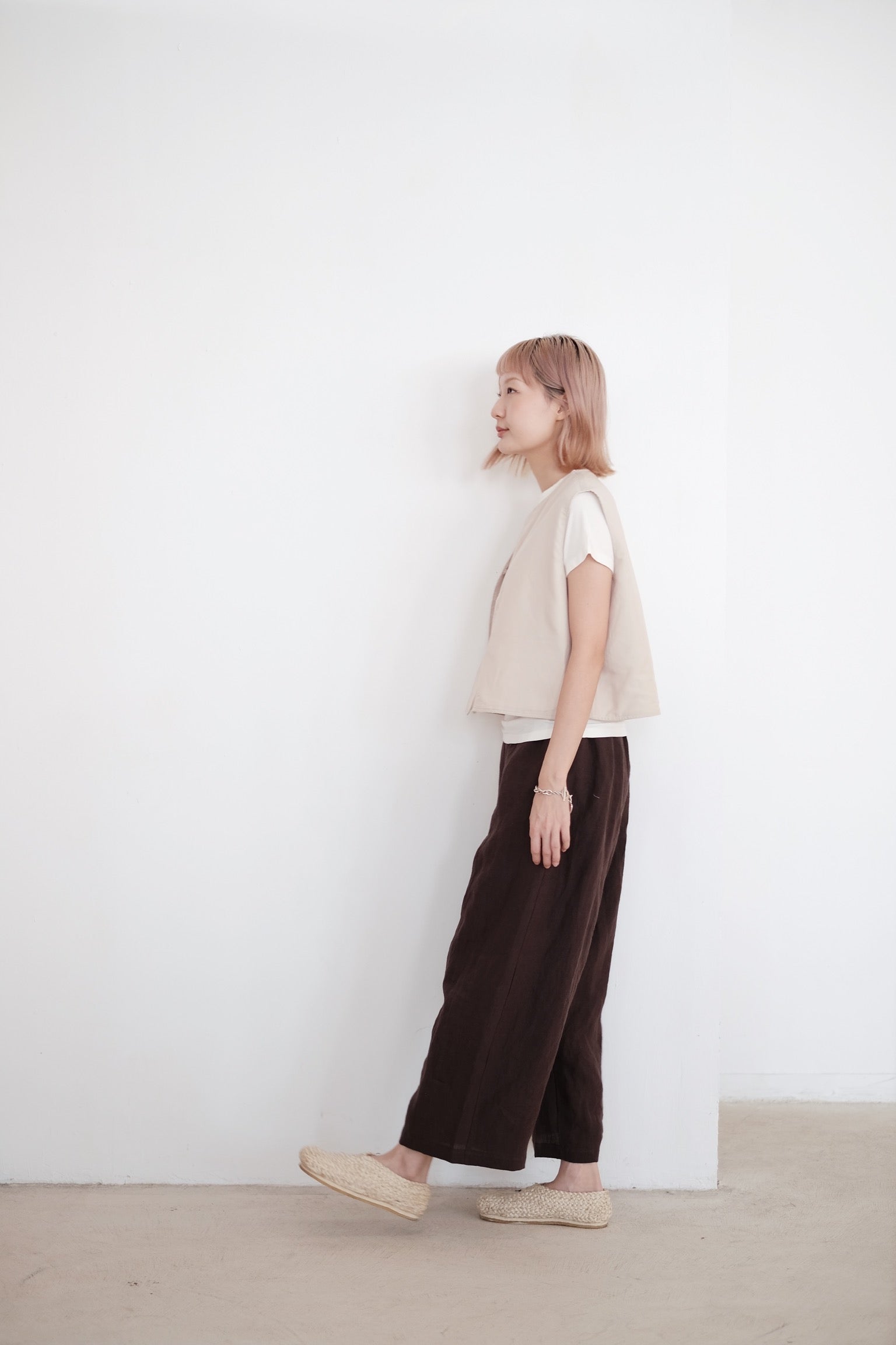 OBAASAN PANTS (BROWN)