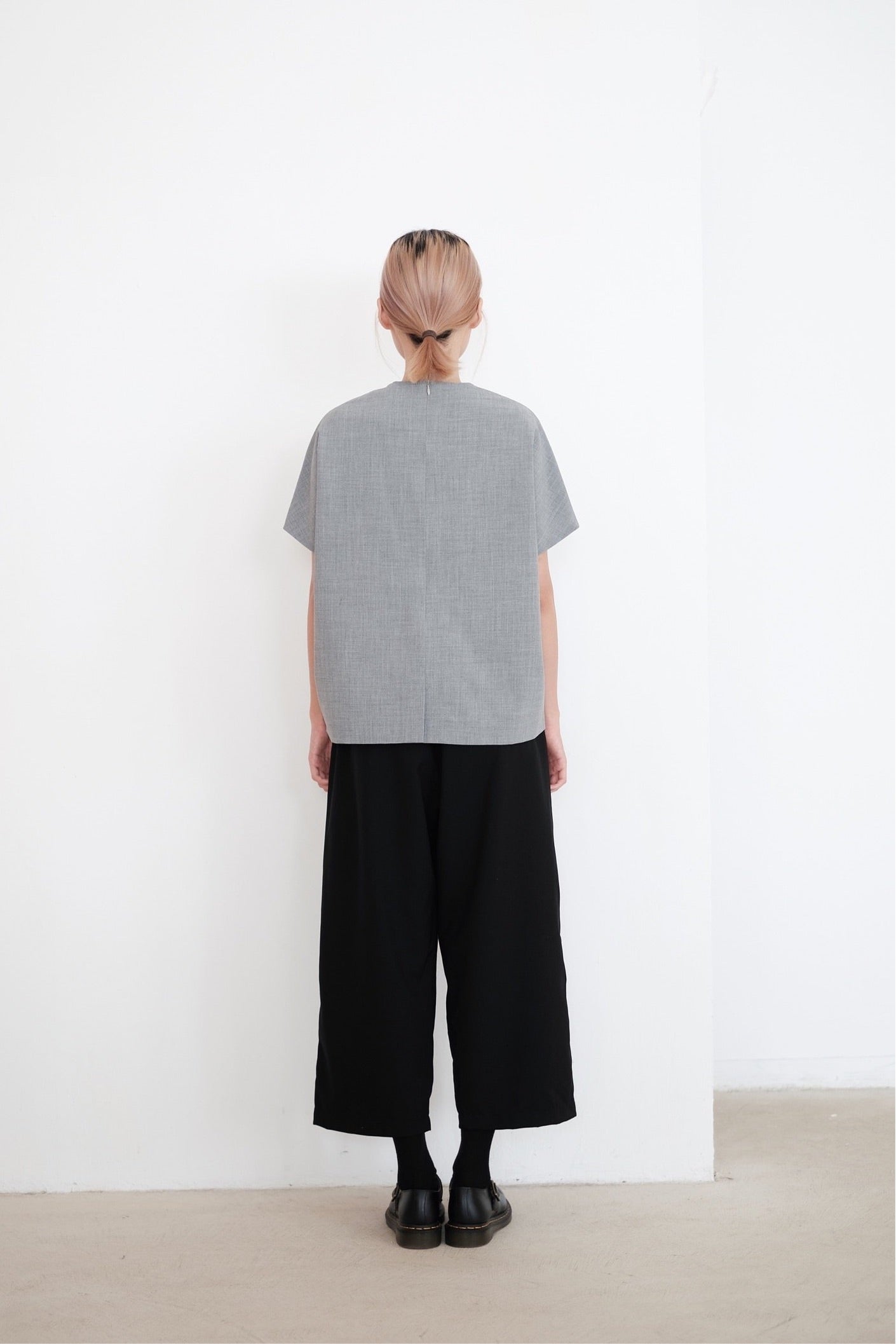 GRANDMA PANTS IN WOOL (BLACK)