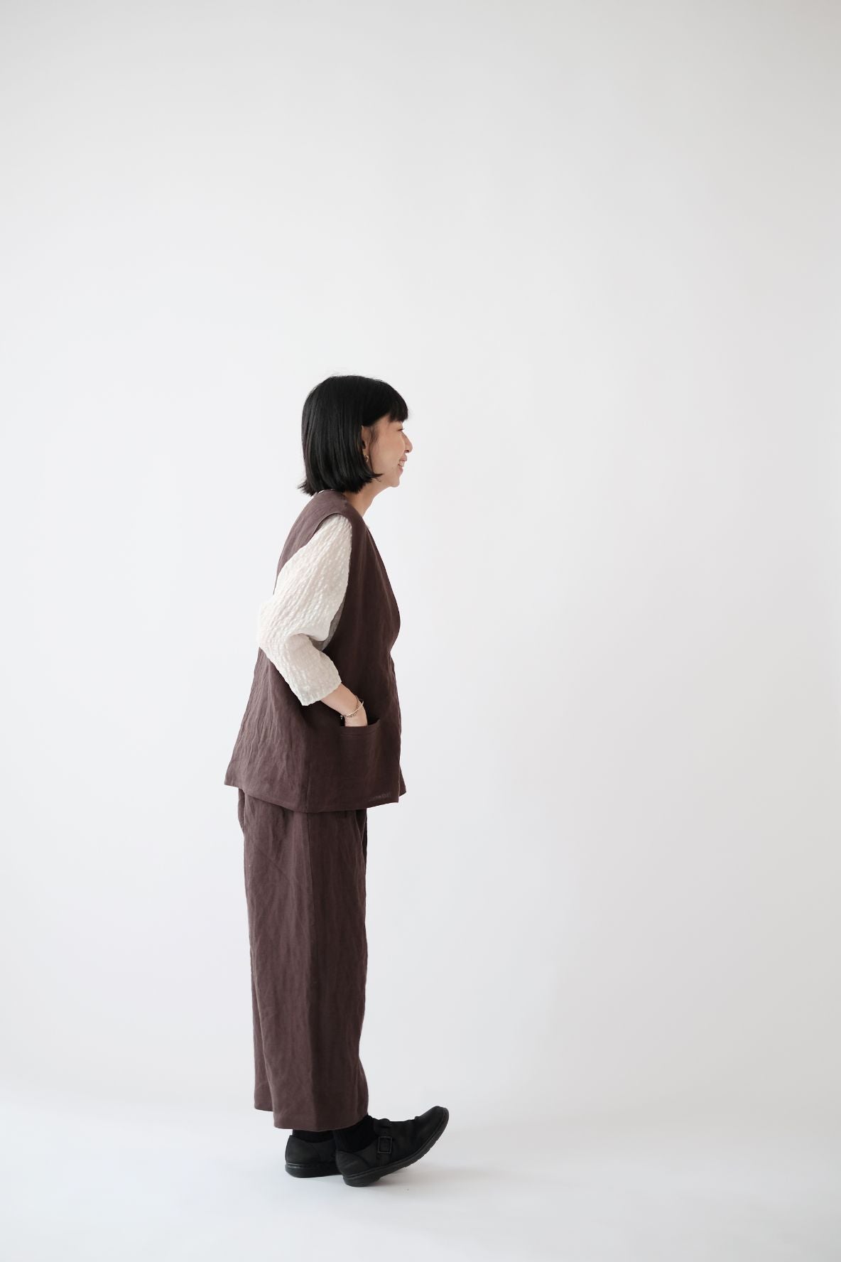 OBAASAN PANTS (BROWN)