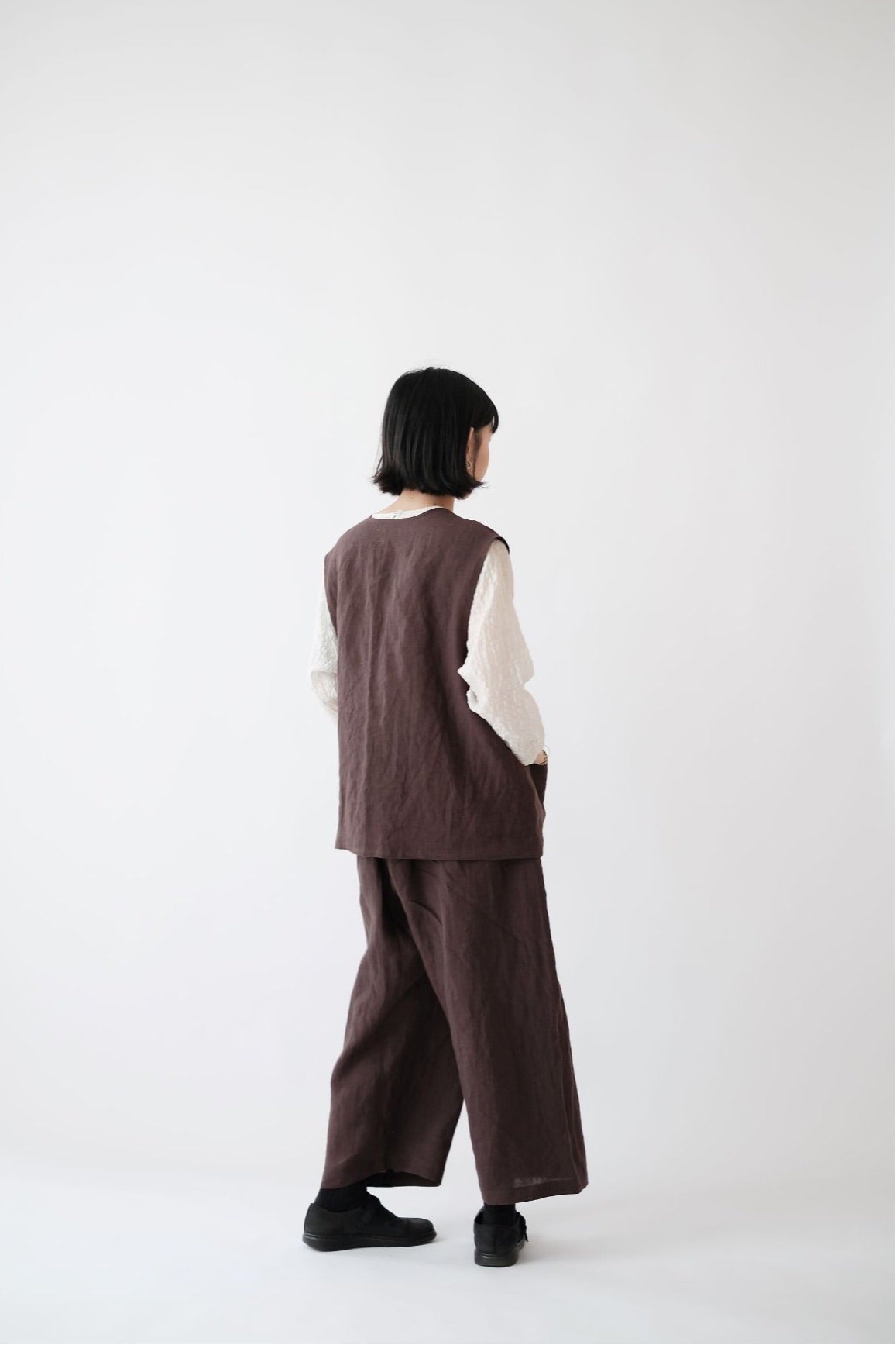 OBAASAN PANTS (BROWN)