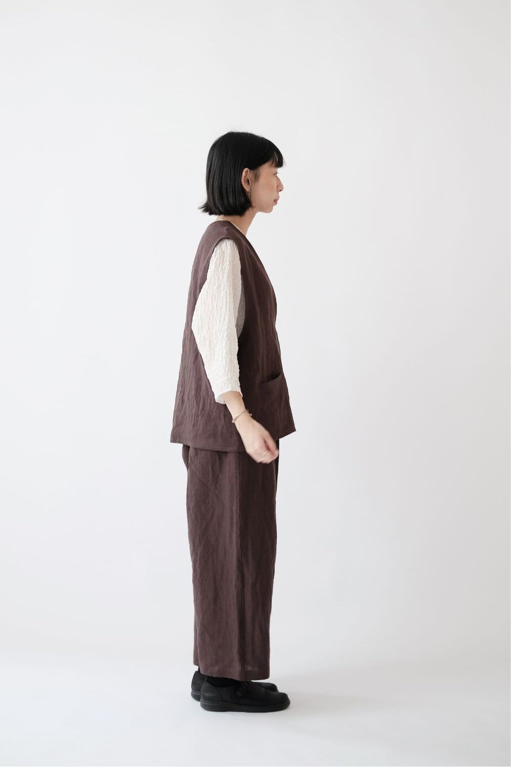 OBAASAN PANTS (BROWN)