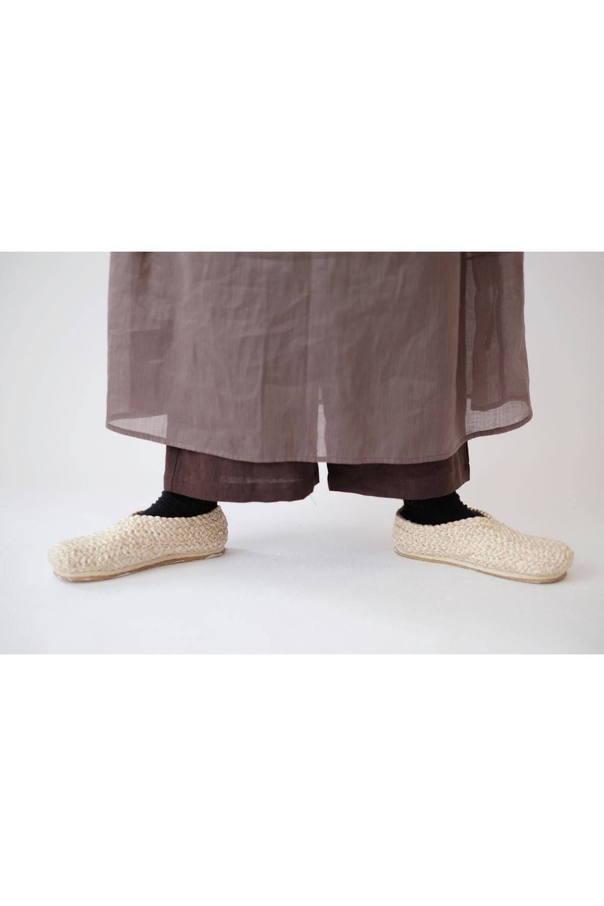 OBAASAN PANTS (BROWN)