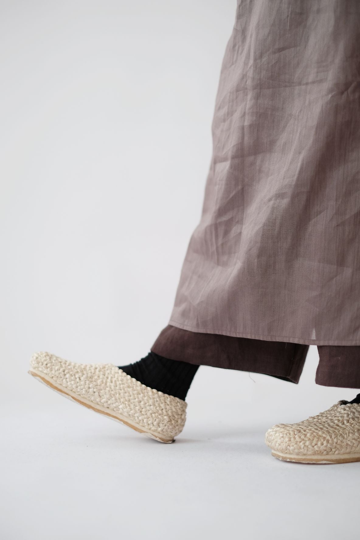 OBAASAN PANTS (BROWN)