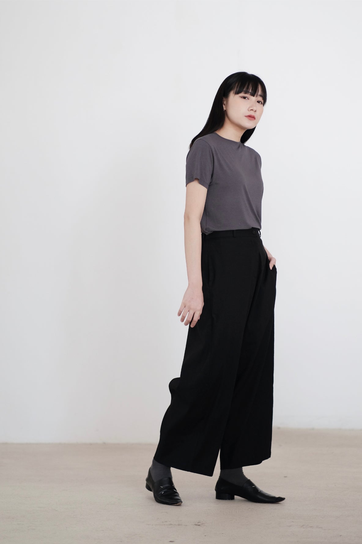 HARPER BAGGY PANTS (BLACK)