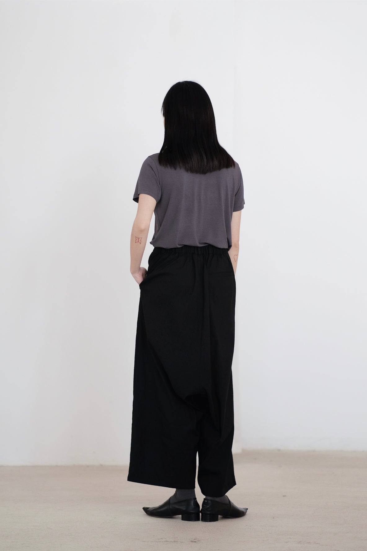 HARPER BAGGY PANTS (BLACK)