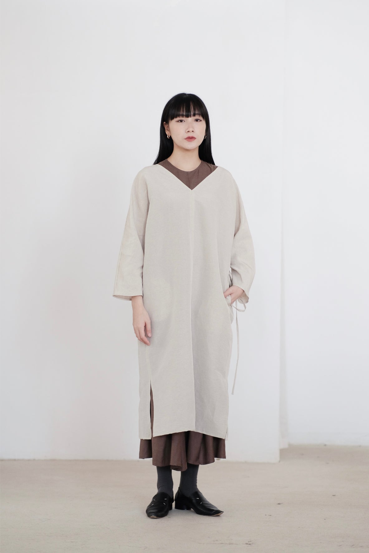 JYUN's KIMONO DRESS (BEIGE)