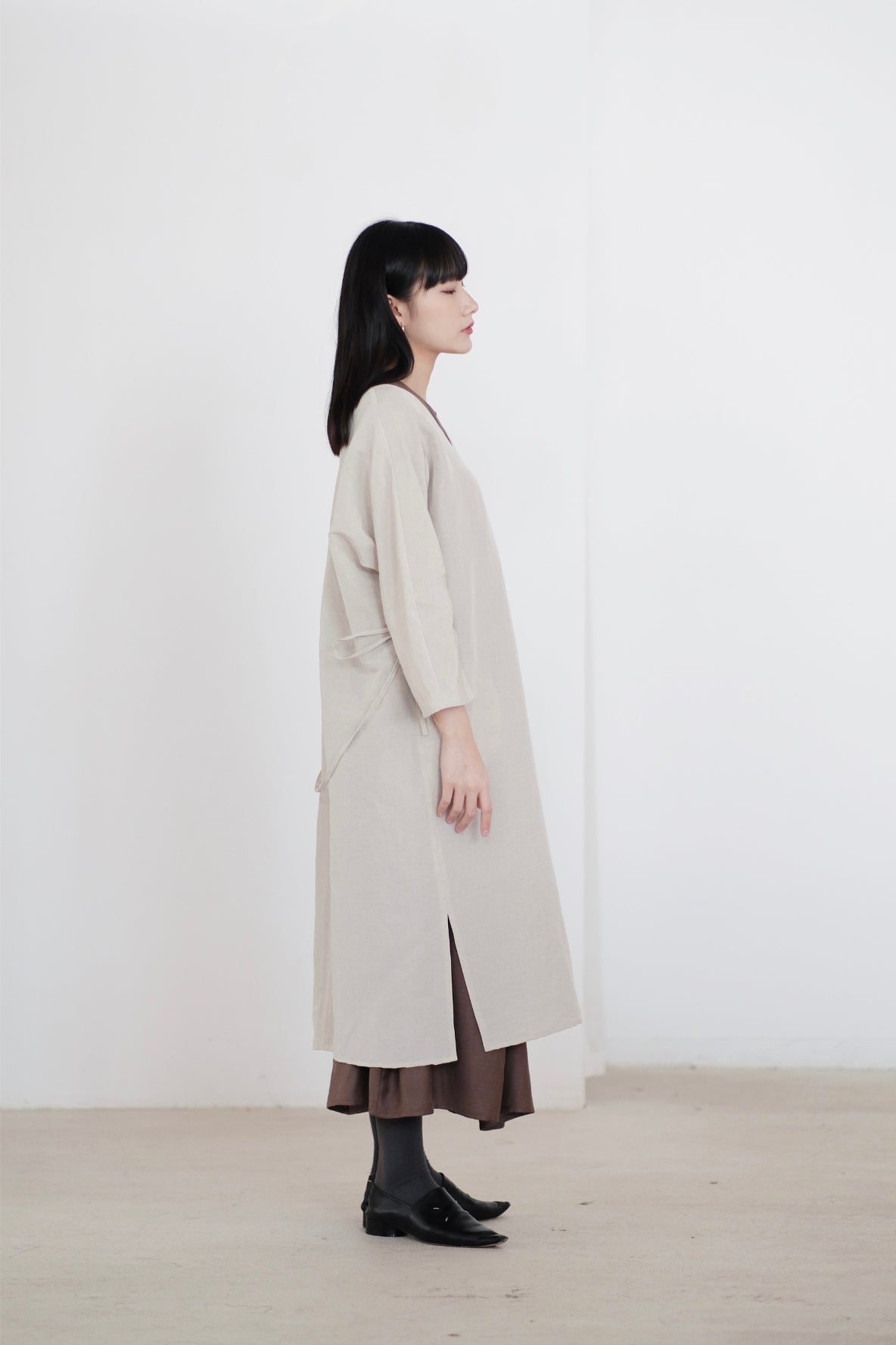 JYUN's KIMONO DRESS (BEIGE)