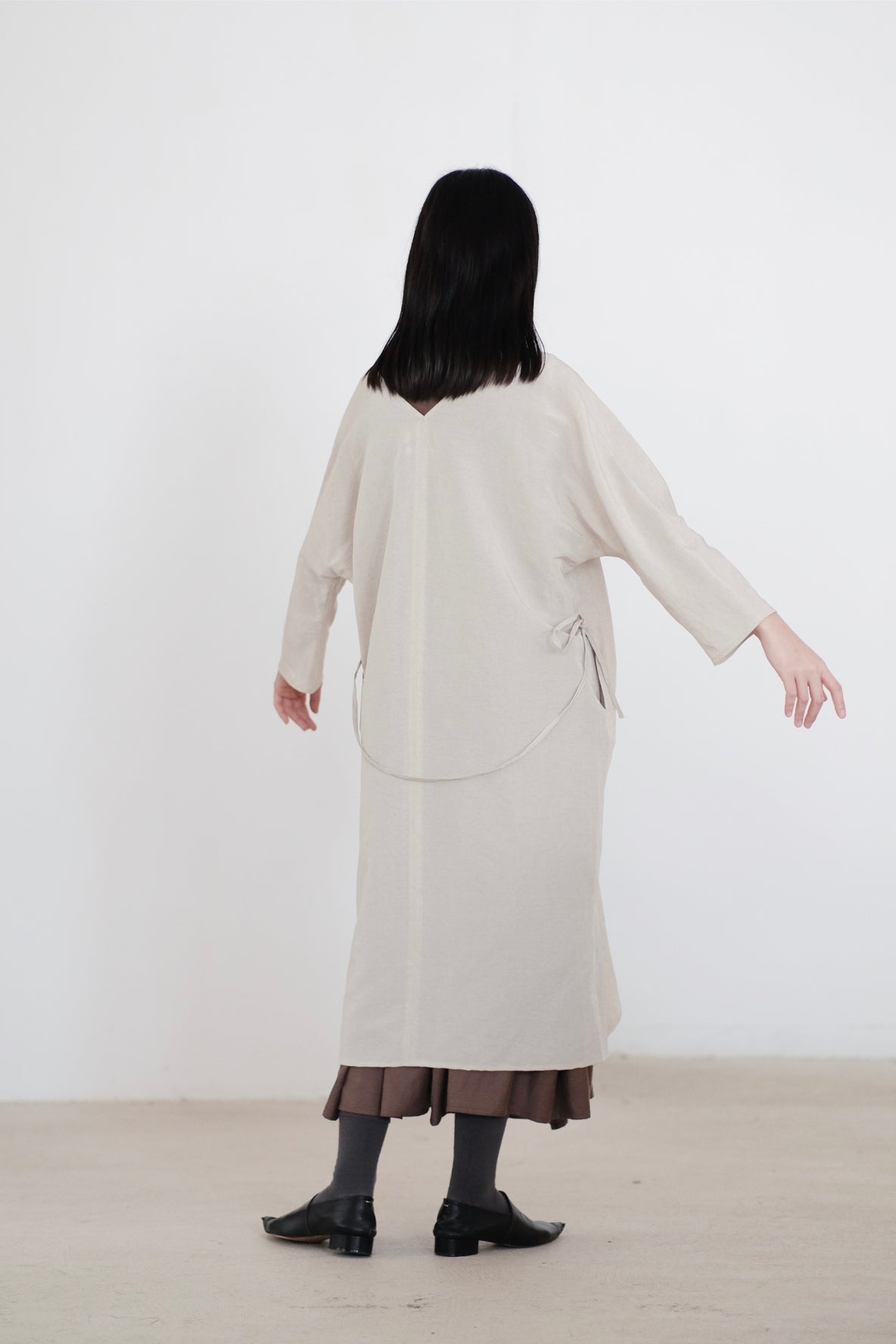 JYUN's KIMONO DRESS (BEIGE)