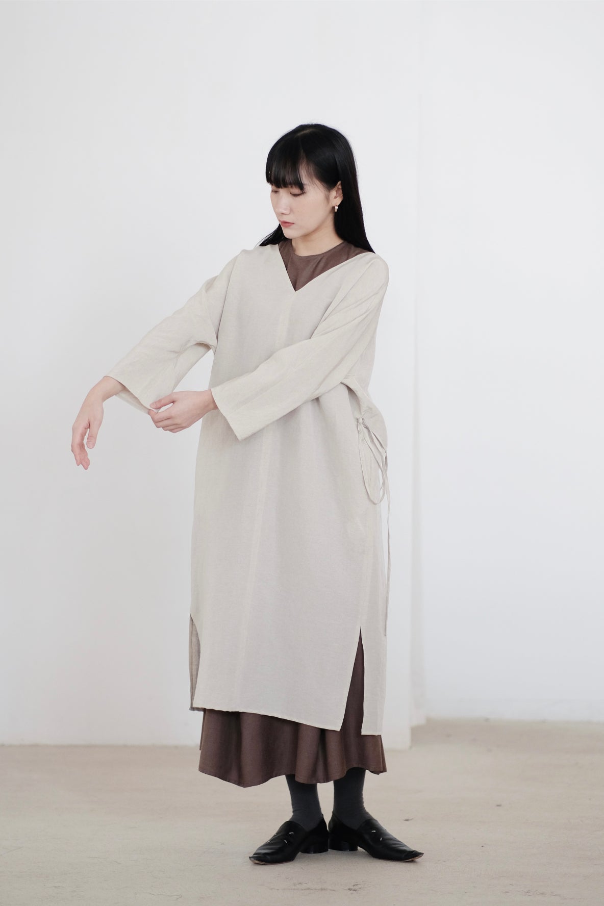 JYUN's KIMONO DRESS (BEIGE)