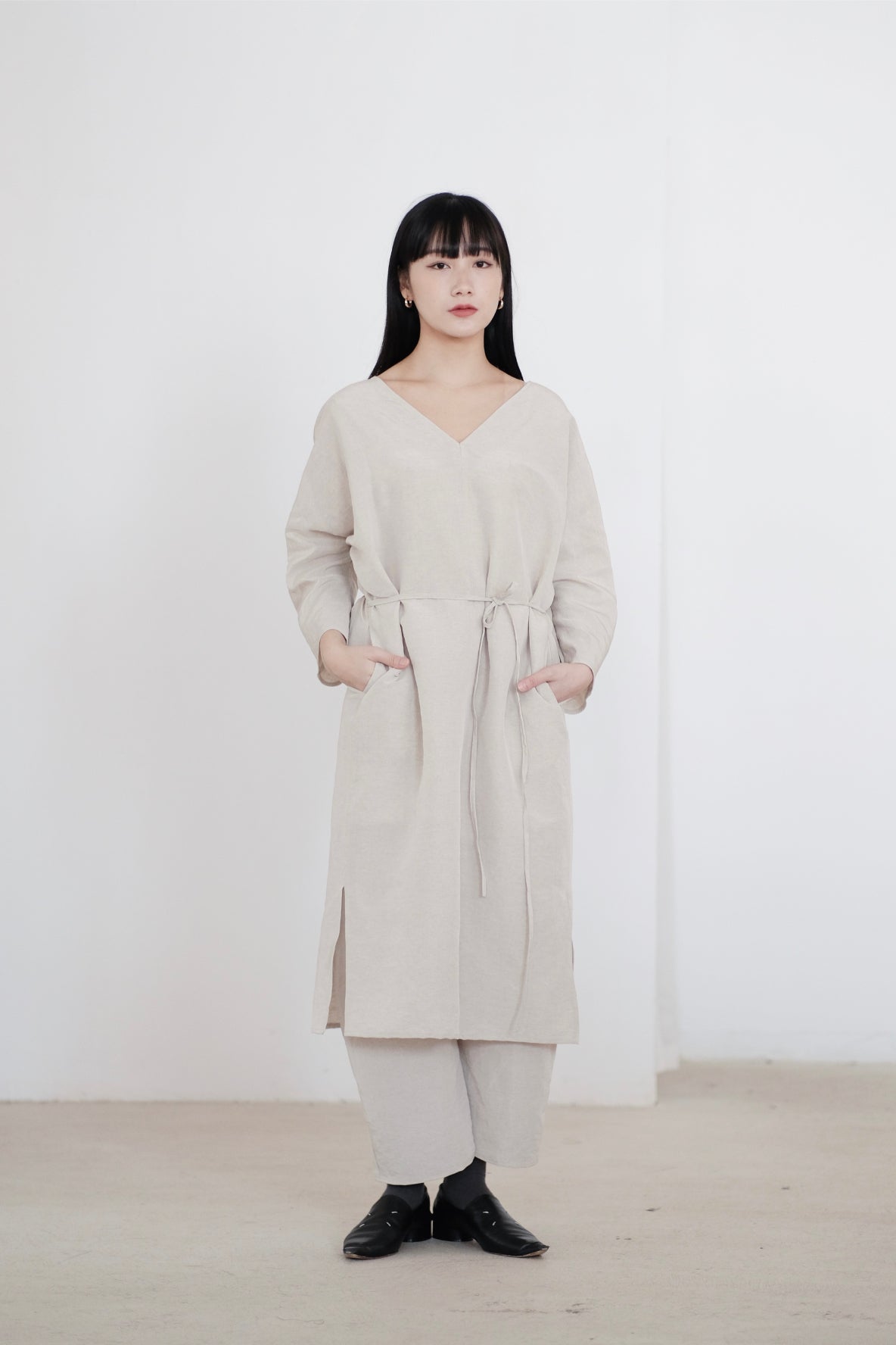 JYUN's KIMONO DRESS (BEIGE)