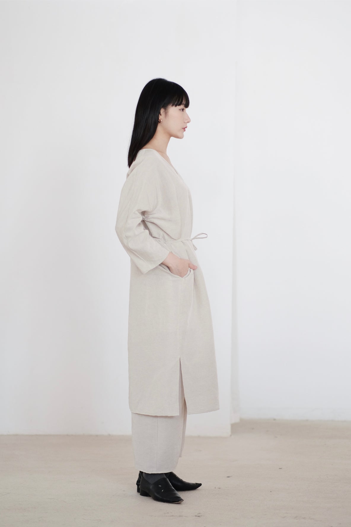 JYUN's KIMONO DRESS (BEIGE)