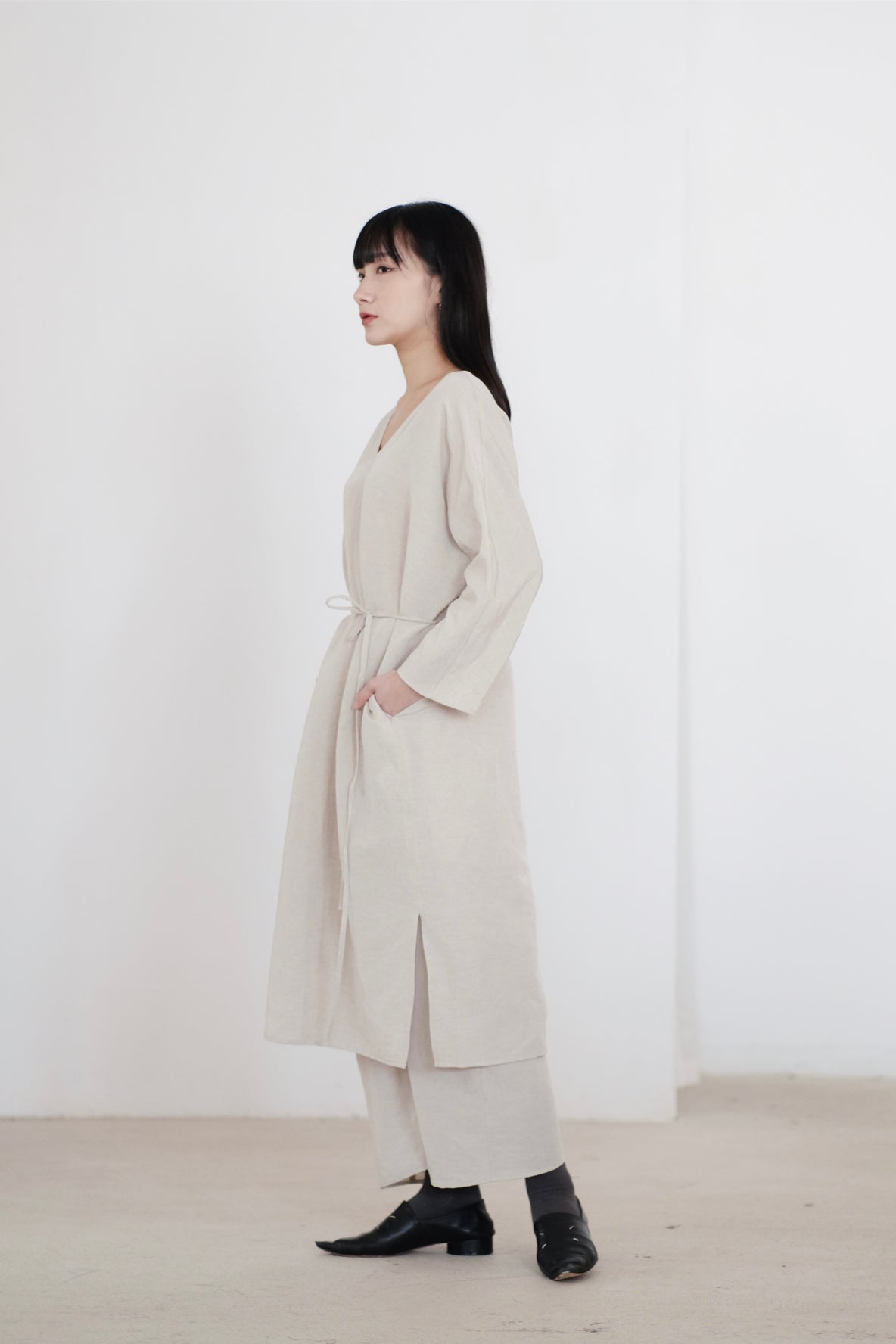 JYUN's KIMONO DRESS (BEIGE)