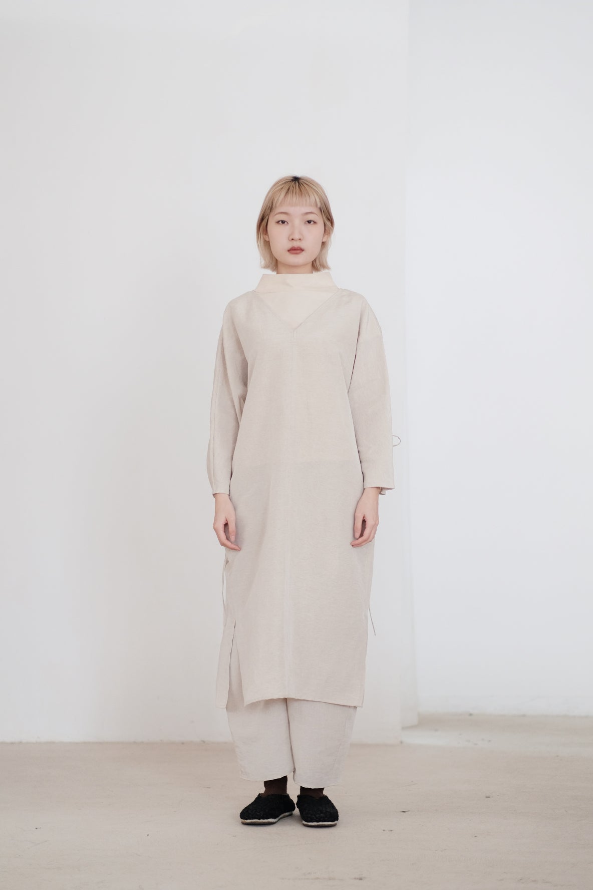 JYUN's KIMONO DRESS (BEIGE)