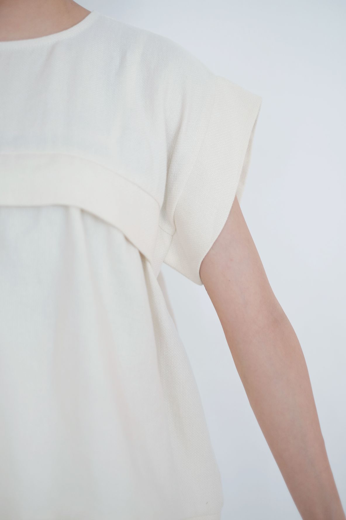 ALANA LINEN TOP (CREAM)