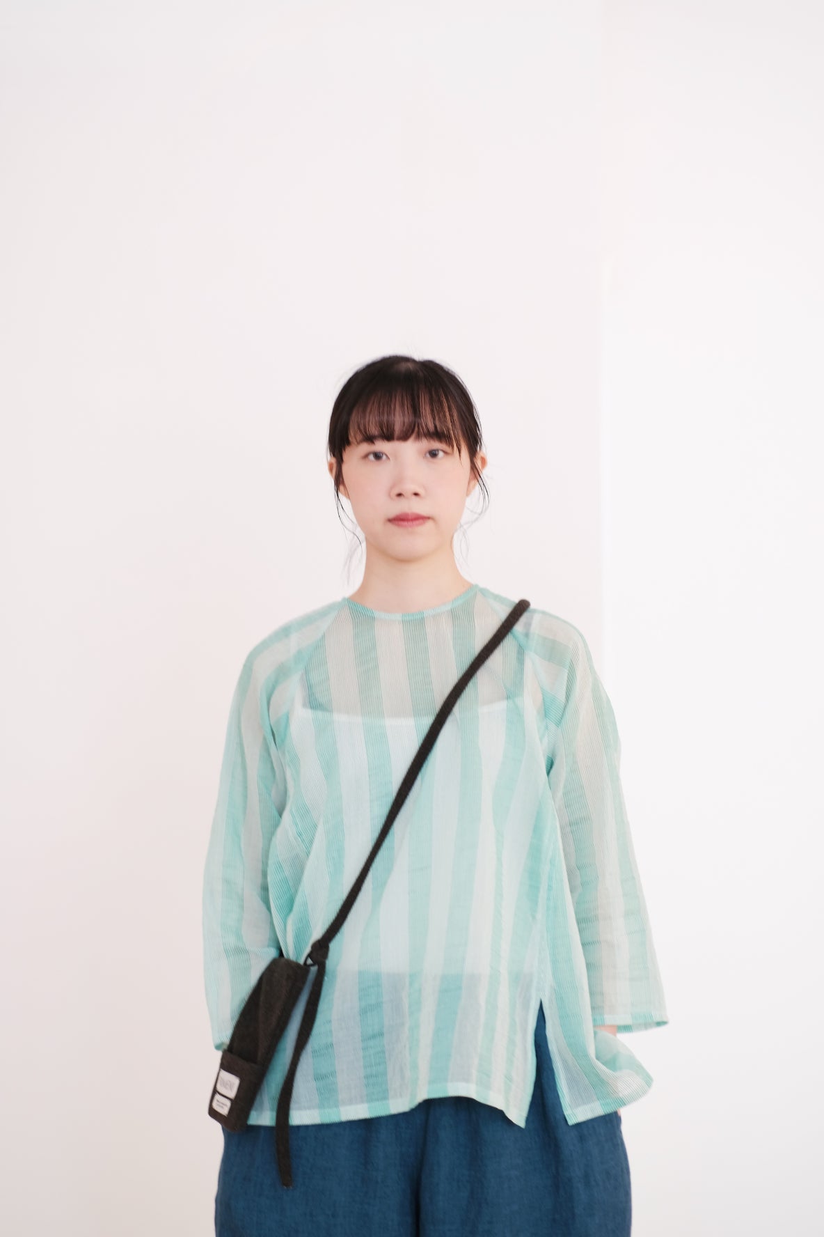 KOU’s TOP (MINT STRIPE)