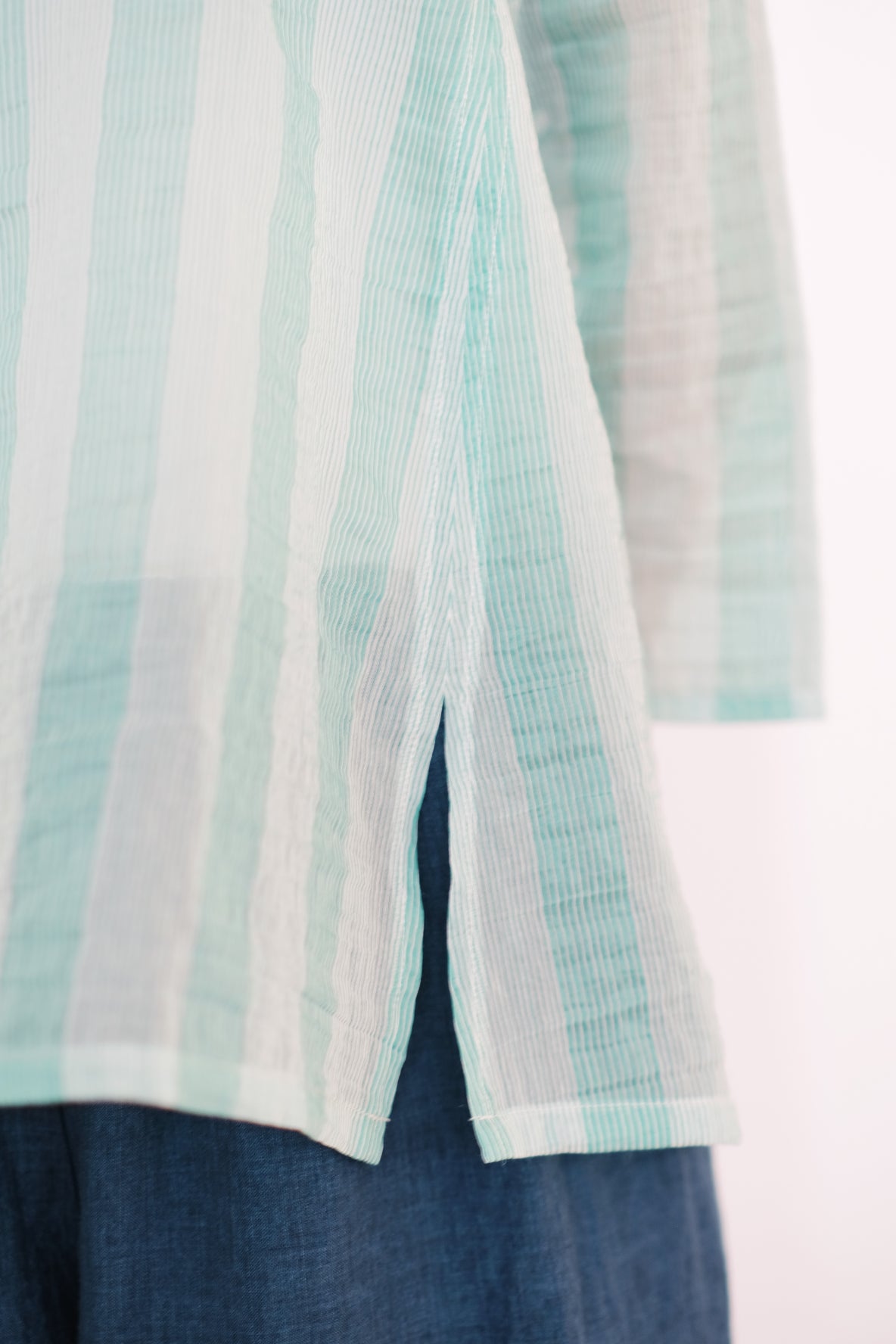 KOU’s TOP (MINT STRIPE)