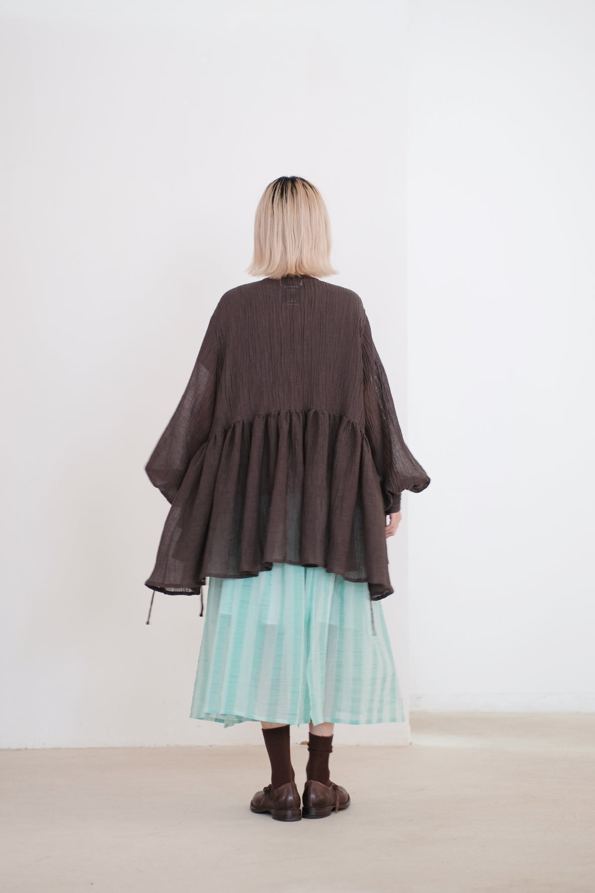 KELSEA SKIRT (MINT STRIPE)