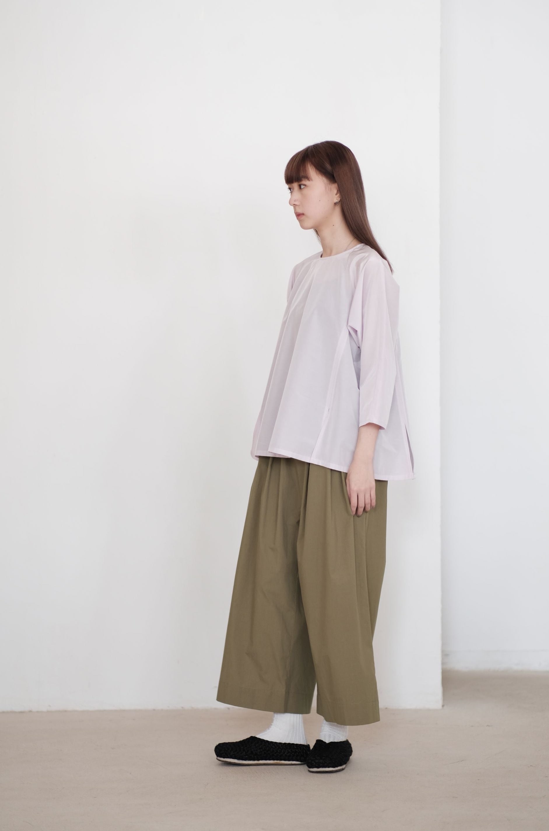 AILISEU WIDE PANTS (SEAWEED)