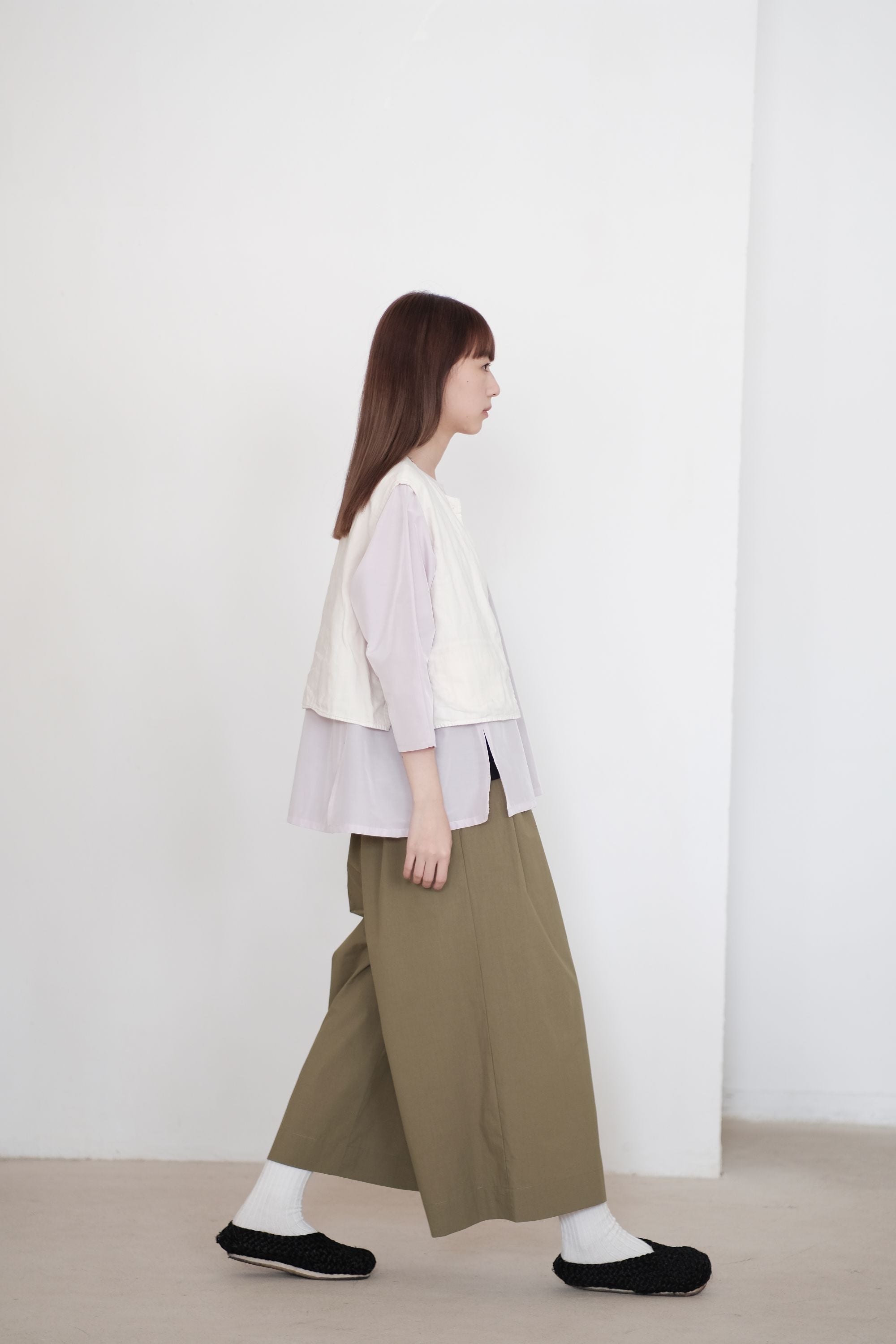 AILISEU WIDE PANTS (SEAWEED)