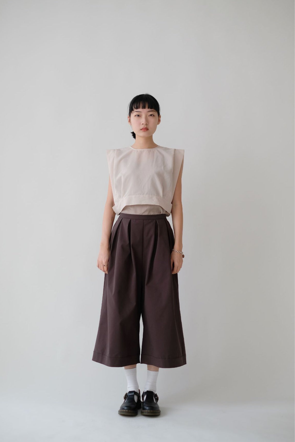 AILISEU WIDE PANTS (BROWN)