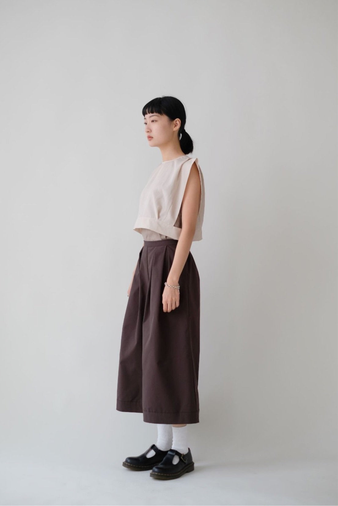 AILISEU WIDE PANTS (BROWN)