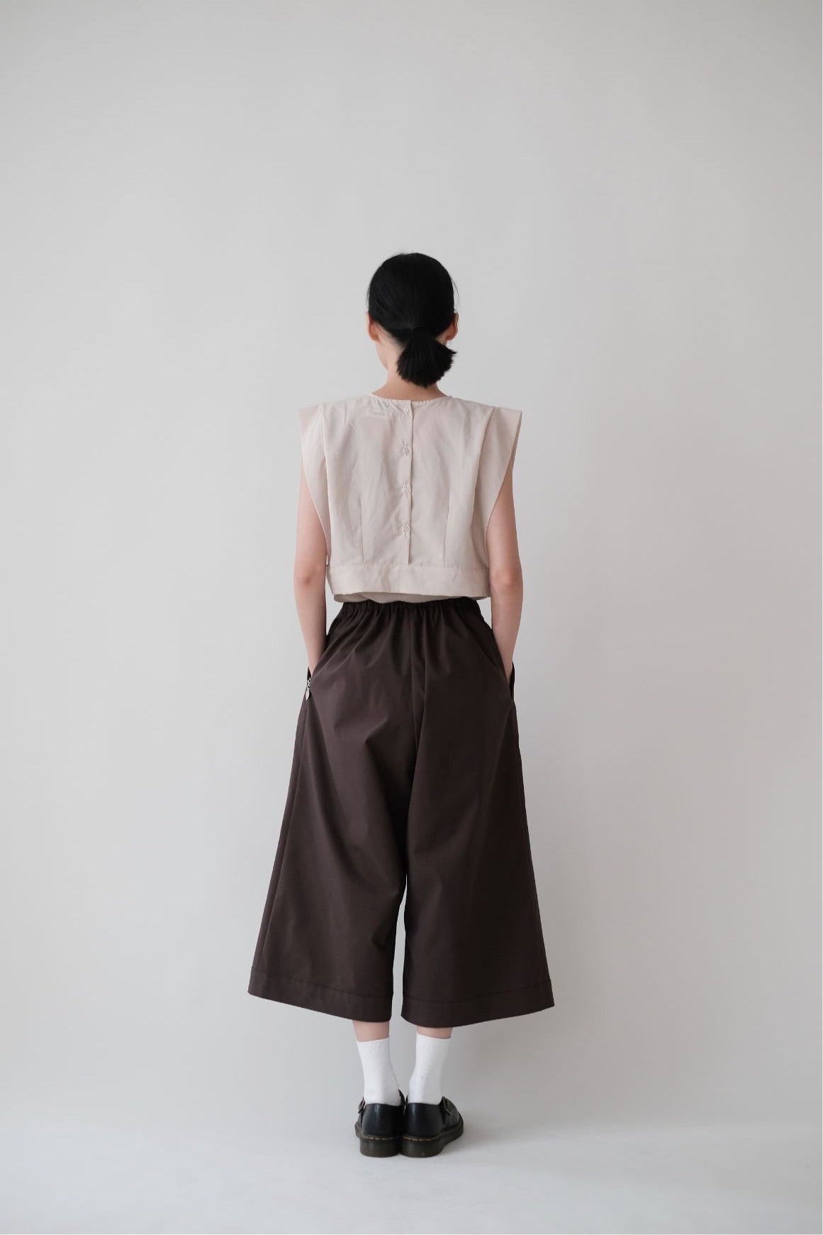 AILISEU WIDE PANTS (BROWN)