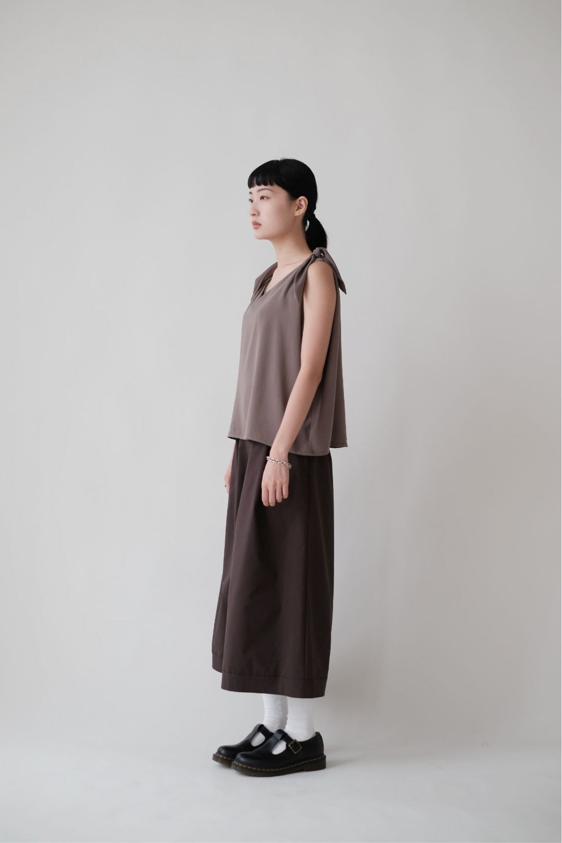 AILISEU WIDE PANTS (BROWN)