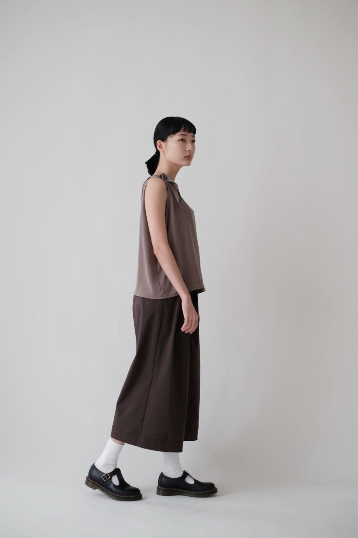 AILISEU WIDE PANTS (BROWN)