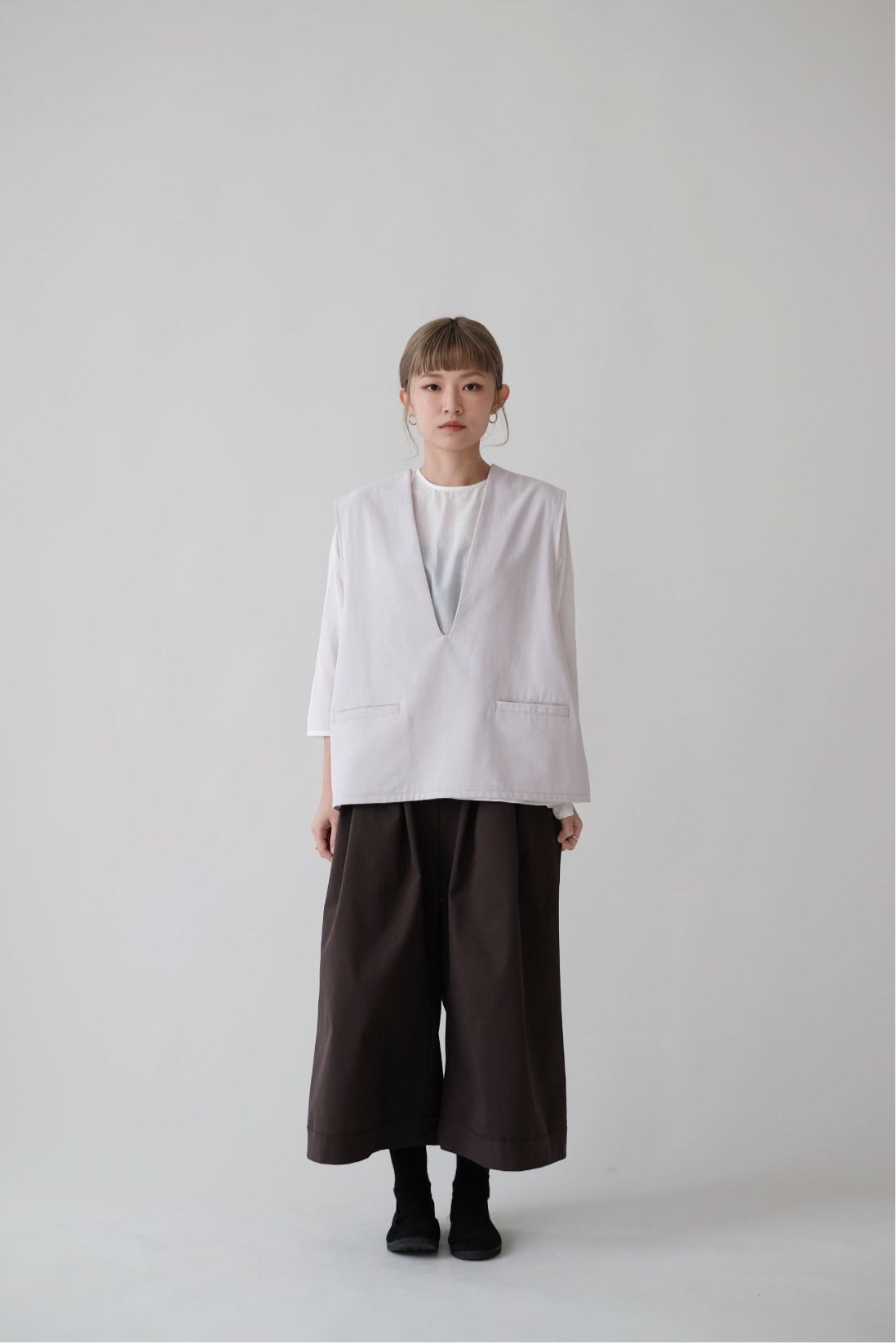 AILISEU WIDE PANTS (BROWN)