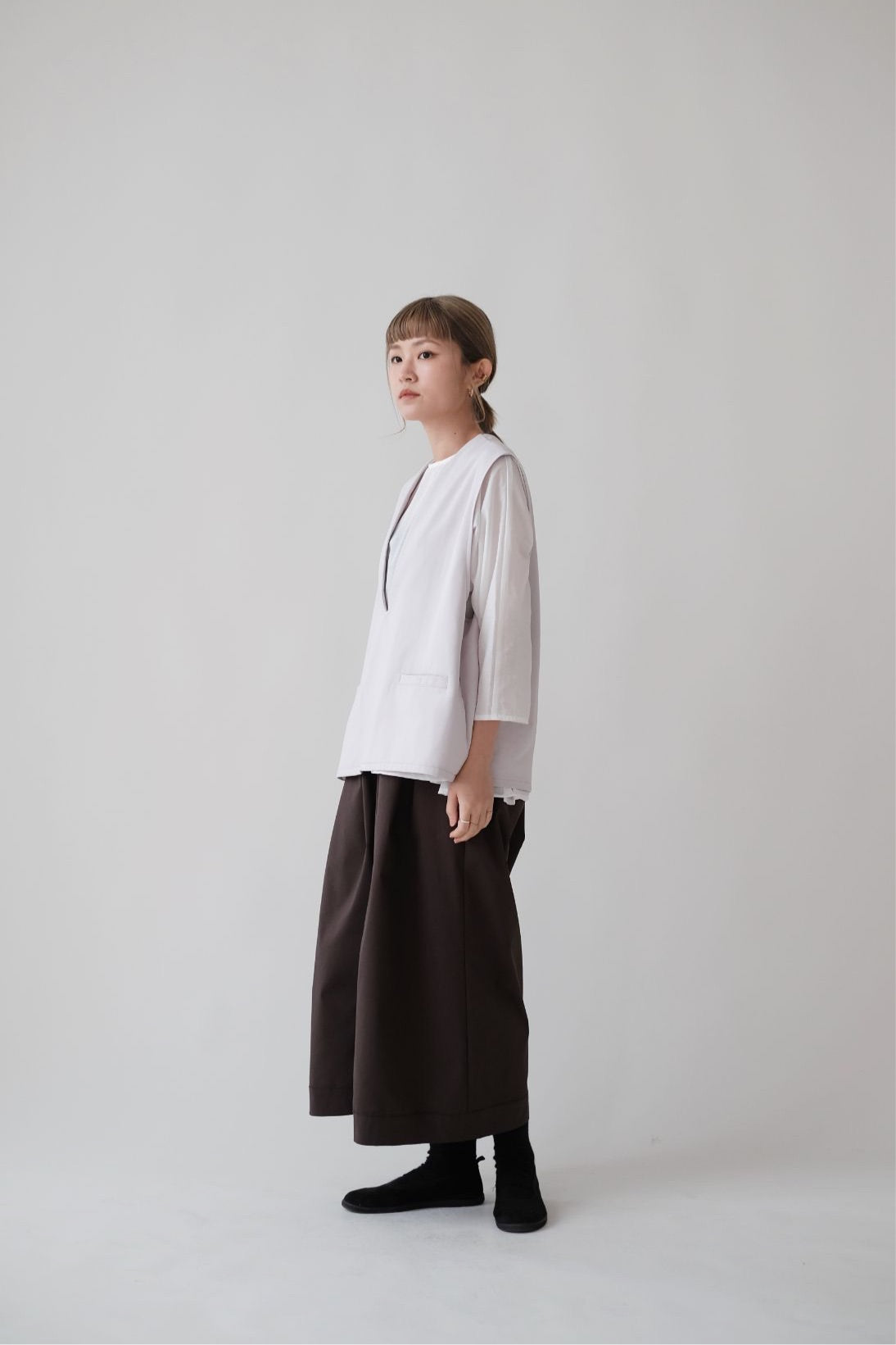 AILISEU WIDE PANTS (BROWN)