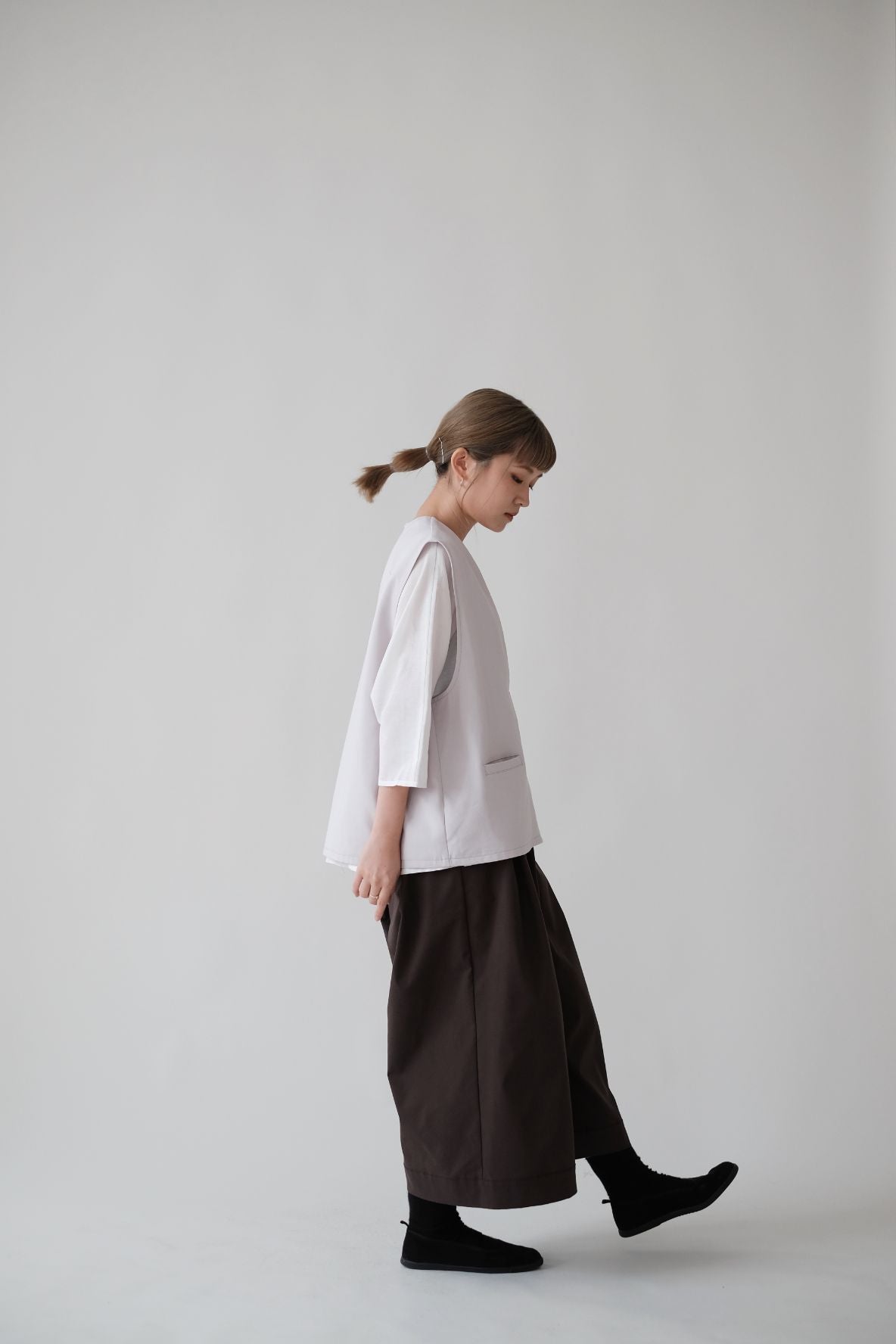 AILISEU WIDE PANTS (BROWN)