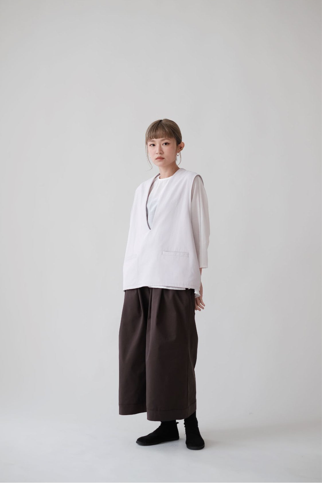 AILISEU WIDE PANTS (BROWN)