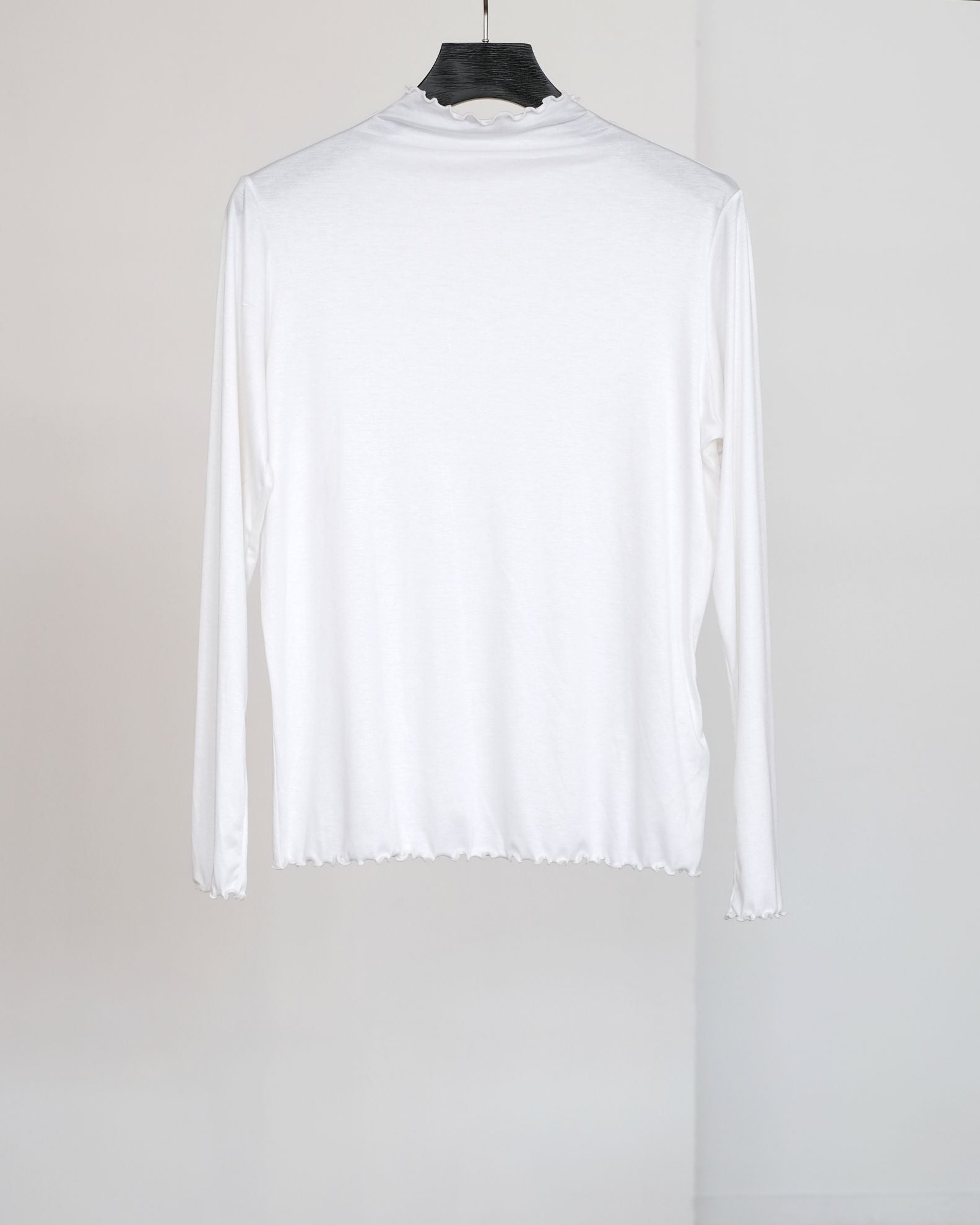 ERMIN STAND-UP COLLAR INNER TOP IN MODAL (WHITE)