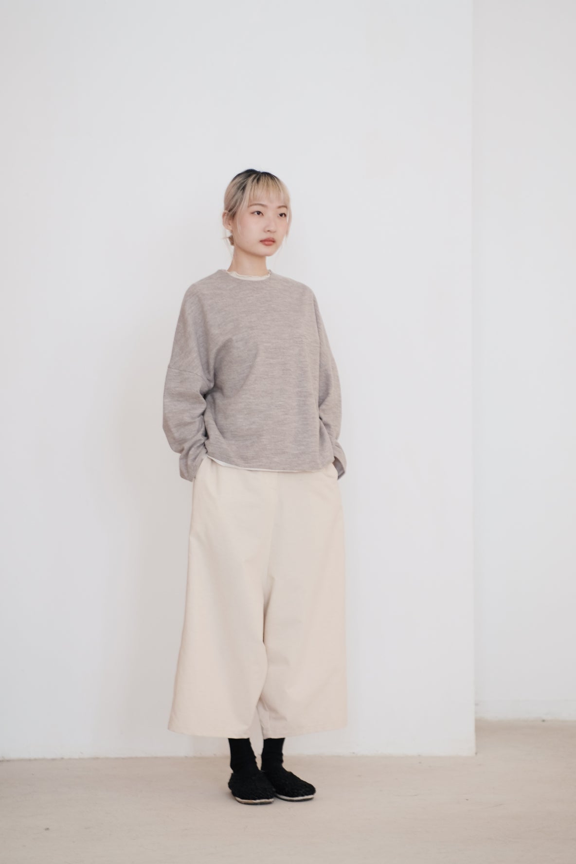 HARPER BAGGY PANTS (BEIGE)