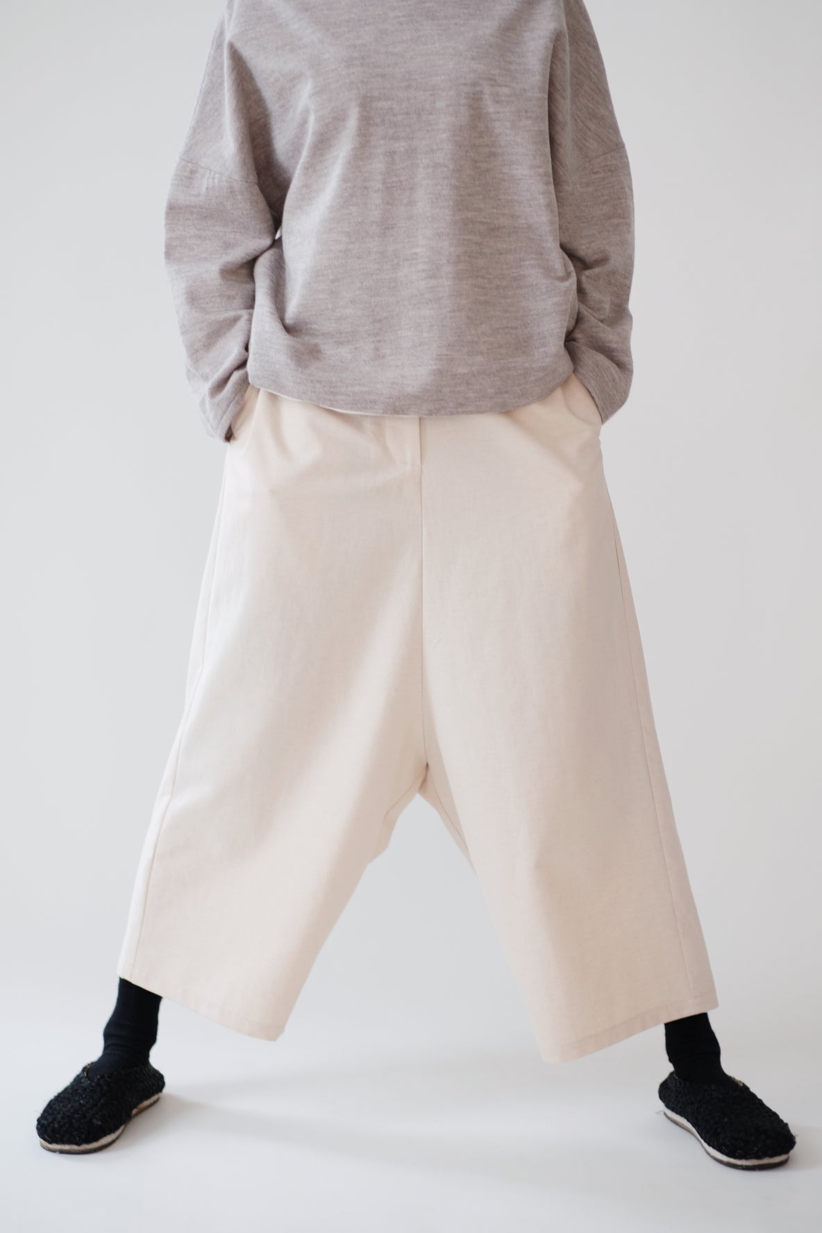 HARPER BAGGY PANTS (BEIGE)