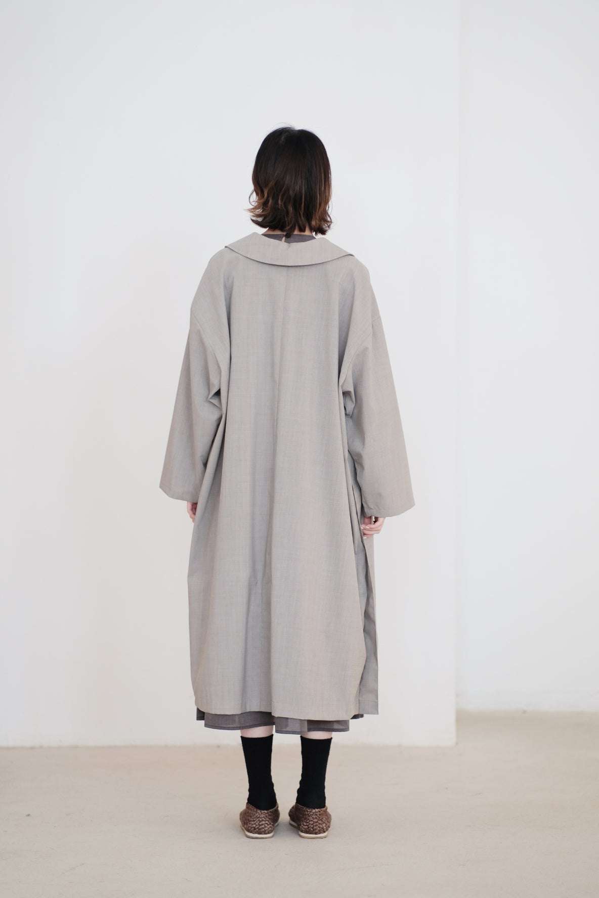 ELOWEN LONG COAT (MINDFUL GREY)