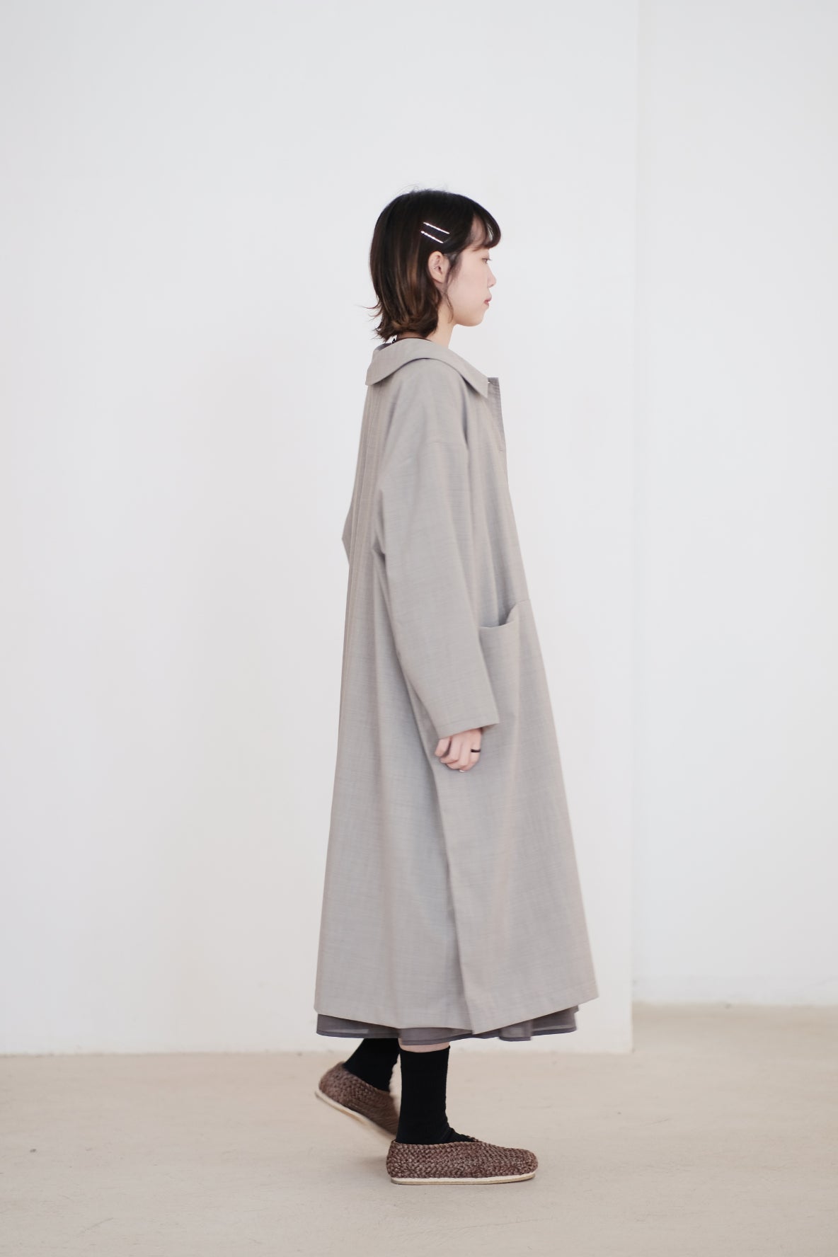 ELOWEN LONG COAT (MINDFUL GREY)