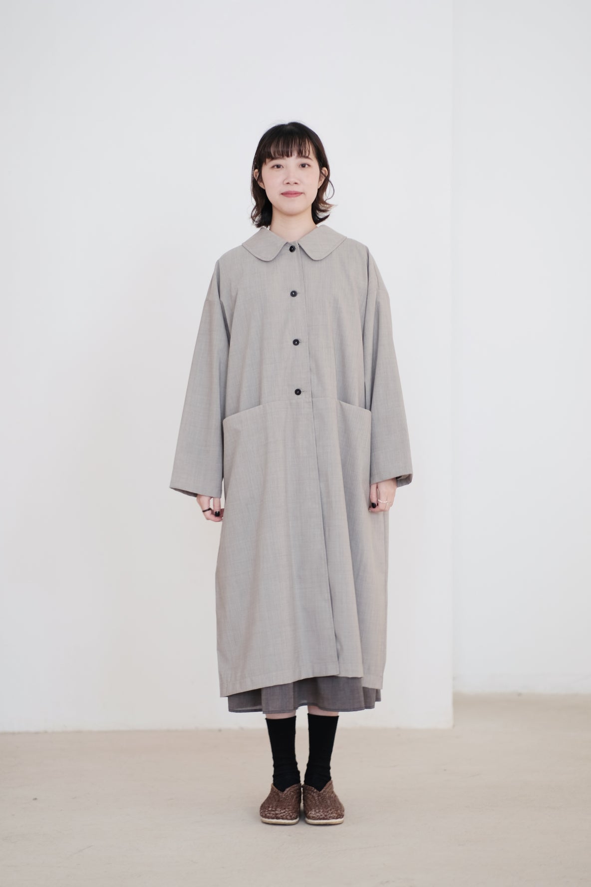 ELOWEN LONG COAT (MINDFUL GREY)