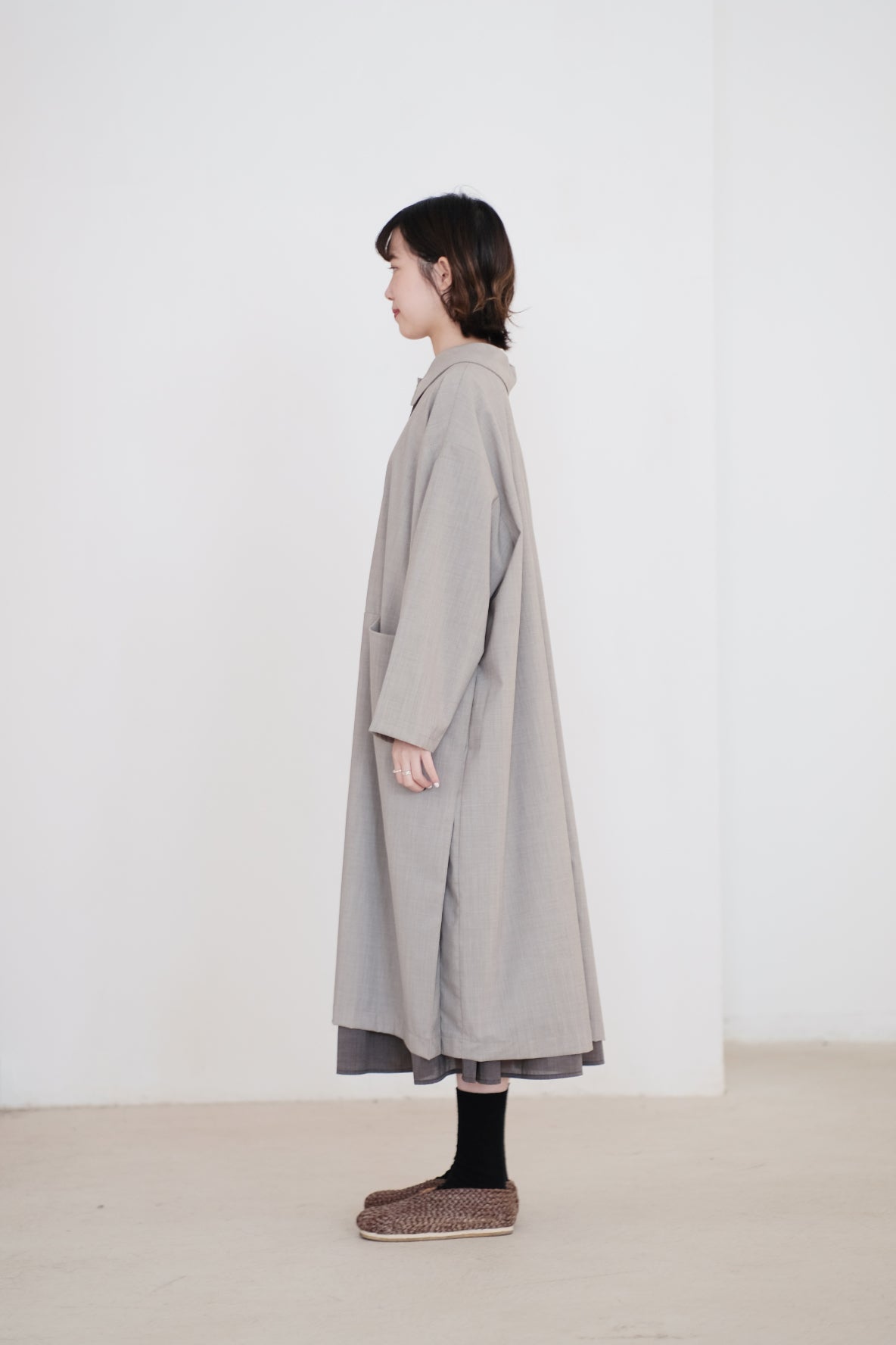 ELOWEN LONG COAT (MINDFUL GREY)