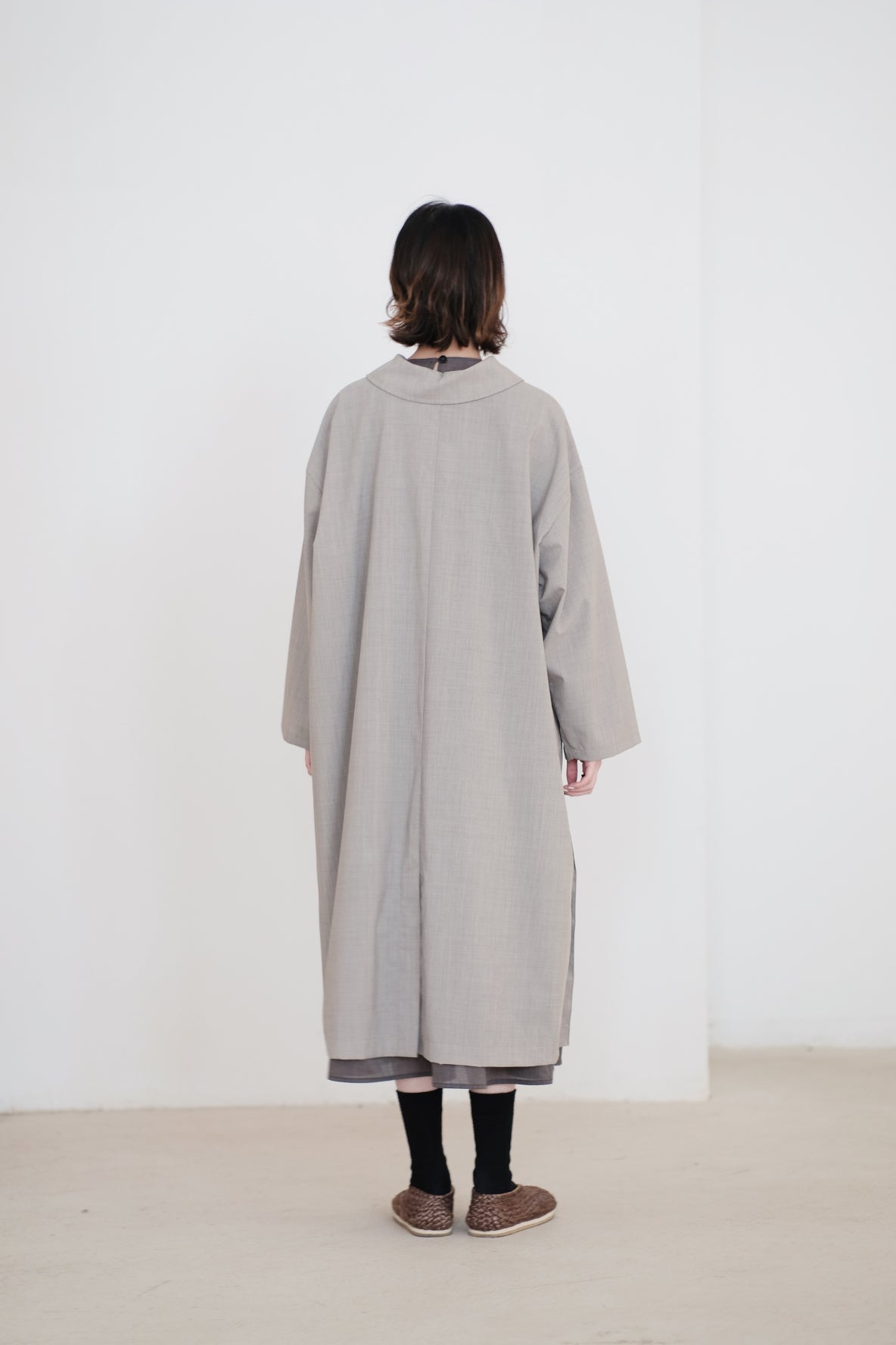 ELOWEN LONG COAT (MINDFUL GREY)