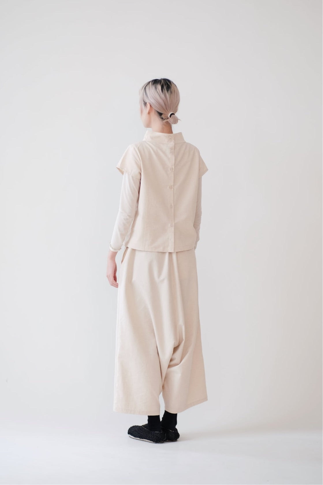 HARPER BAGGY PANTS (BEIGE)