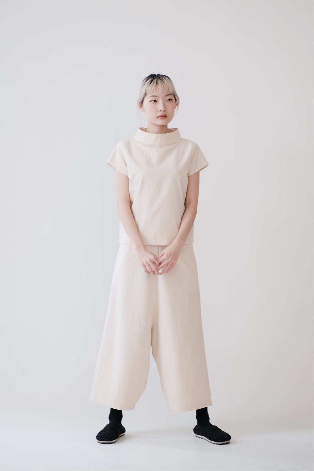 HARPER BAGGY PANTS (BEIGE)