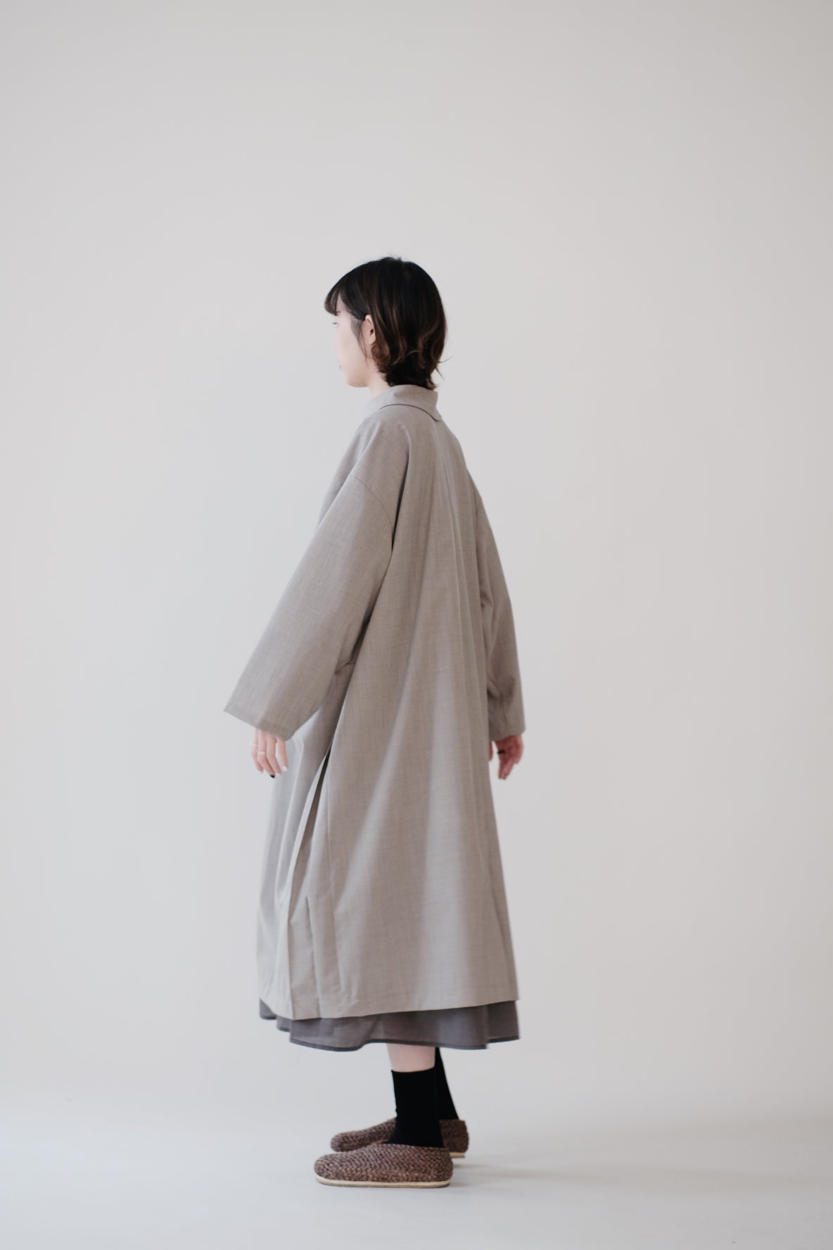 ELOWEN LONG COAT (MINDFUL GREY)