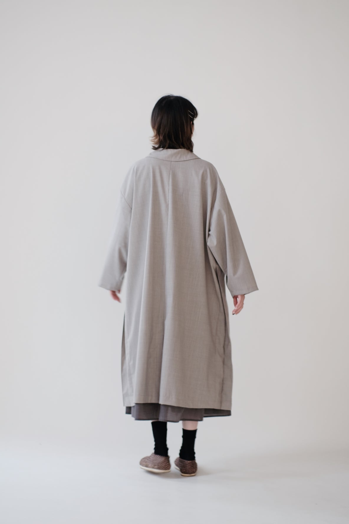 ELOWEN LONG COAT (MINDFUL GREY)