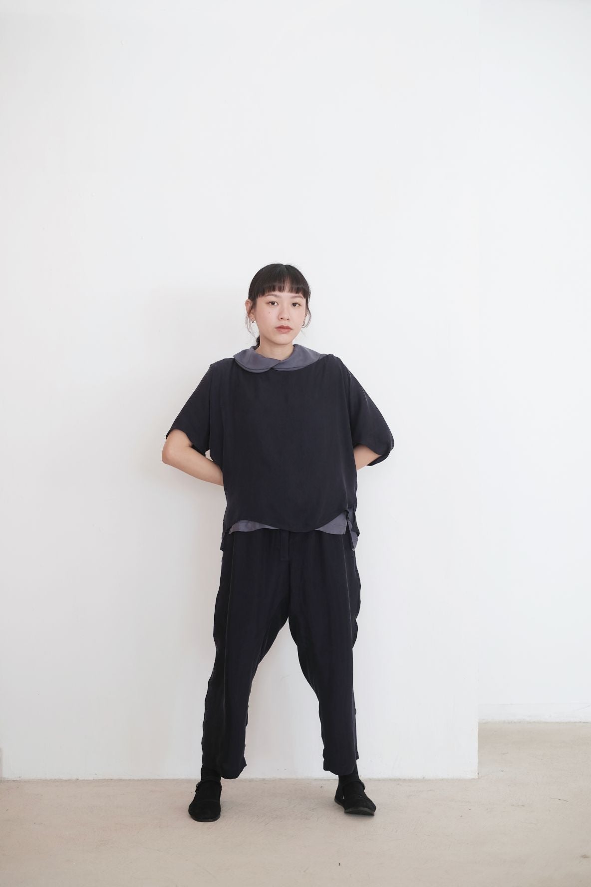 MINI SHIMIZU TOP (NAVY)