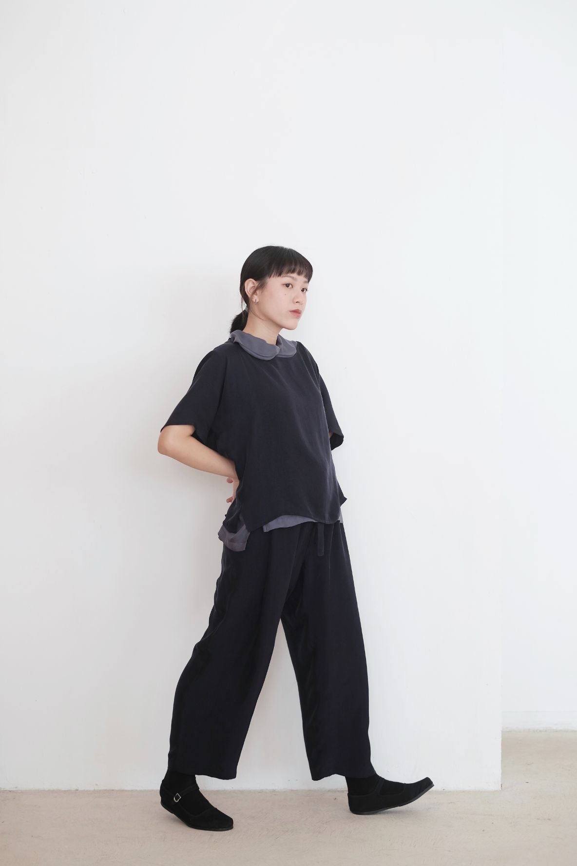 MINI SHIMIZU TOP (NAVY)